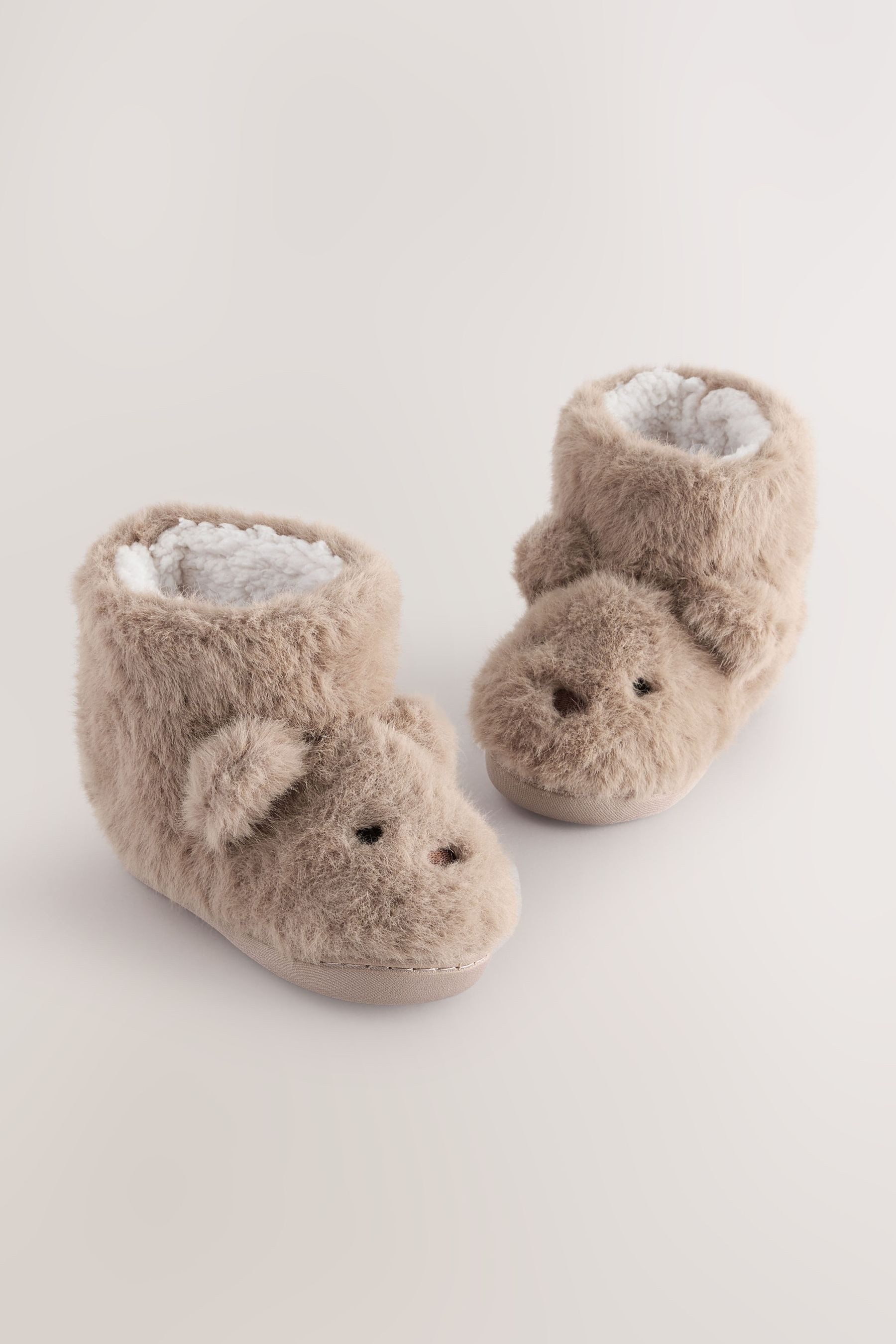 Next Hausstiefel mit warmem Futter, Bär Hausschuh (1-tlg)