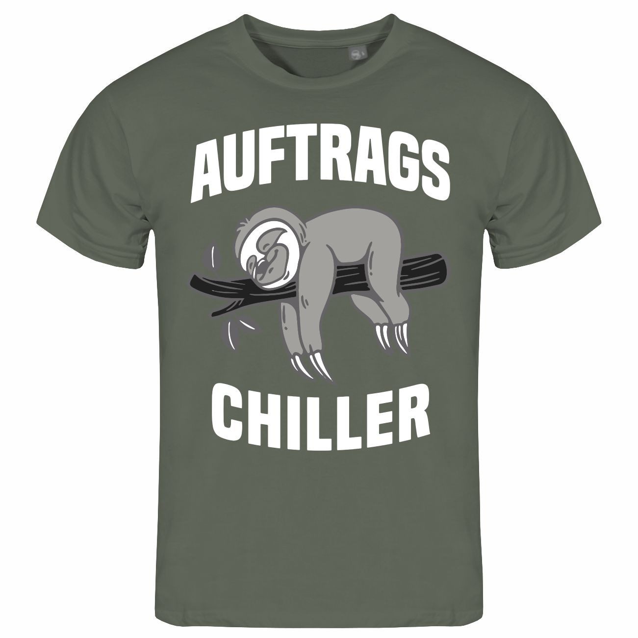 Print-Shirt Herren T-Shirt Auftrags Chiller Faultier