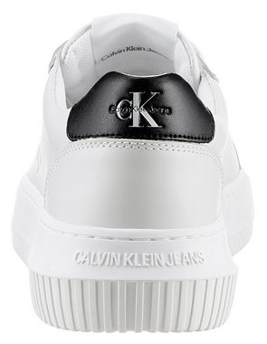 Calvin Klein Jeans CHUNKY CUPSOLE MONO LTH WN Sneaker mit CK-Schriftzug an der Seite, Freizeitschuh, Halbschuh, Schnürschuh