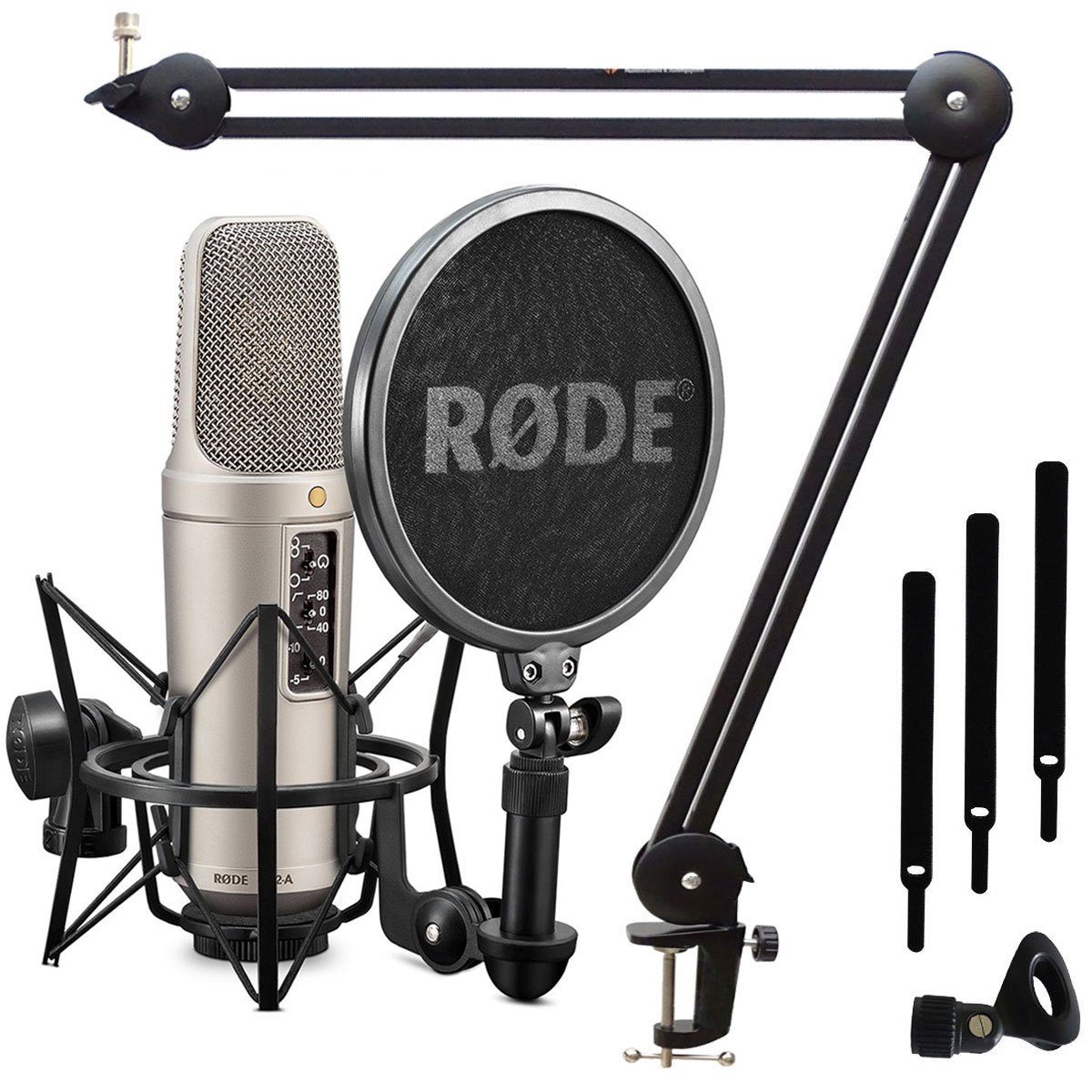 RODE Microphones Mikrofon Rode NT2-A Mikrofon Set + MS138 Mikrofonarm