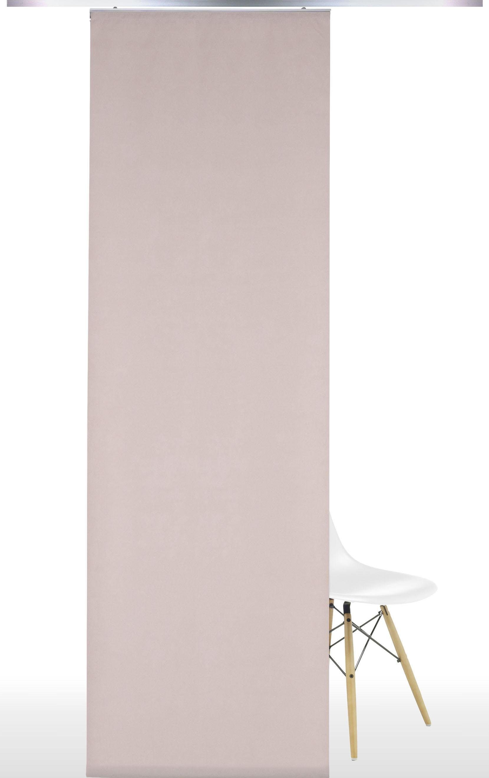 Liedeco Schiebegardine, (1 St.), HxB: 245x60, ohne Paneelwagen günstig online kaufen