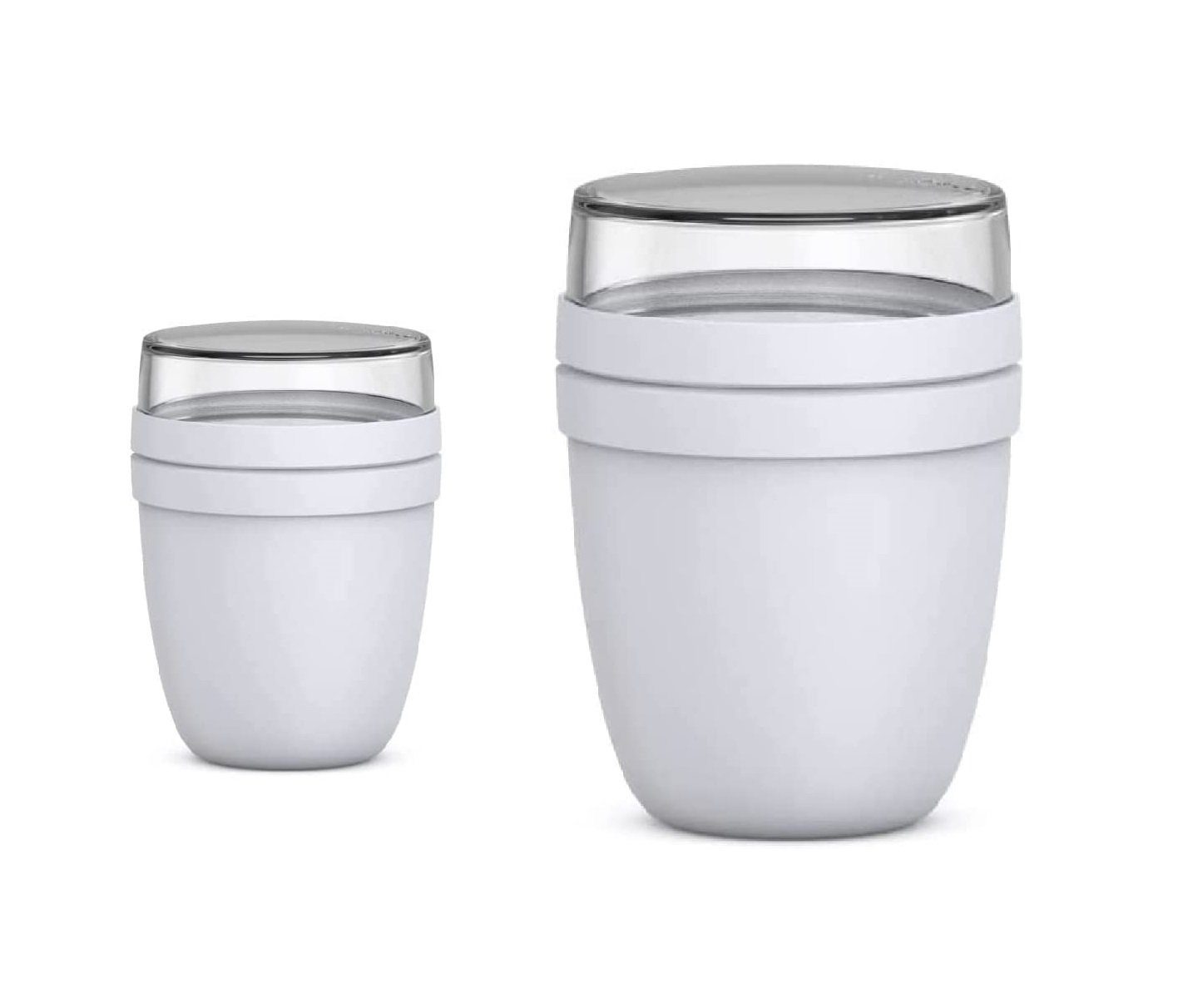 Mepal Lunchbox Lunchpot Ellipse,Praktischer Müslibecher, Joghurtbecher, To Go Кружки, Polypropylen (PP), PCTG, für unterwegs, modernes Design