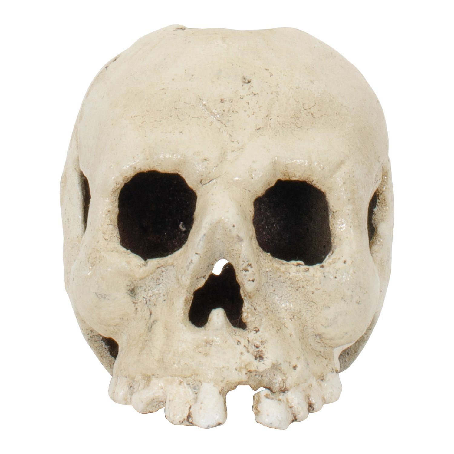 Aubaho Kerzenständer Kerzenständer Totenkopf Kerzenhalter Figur Skulptur Eisen Antik-Stil 1