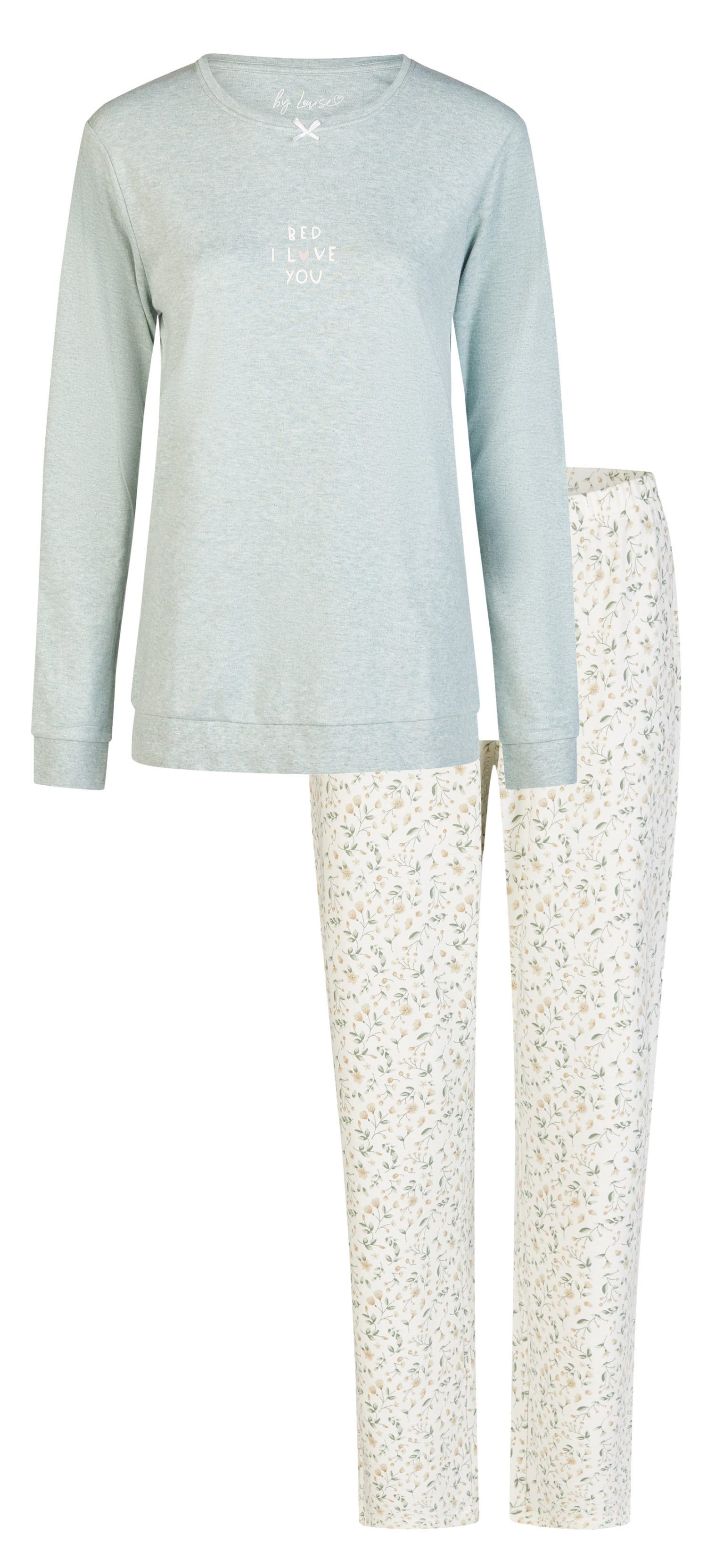By Louise Schlafanzug Damen Interlock Pyjama günstig online kaufen