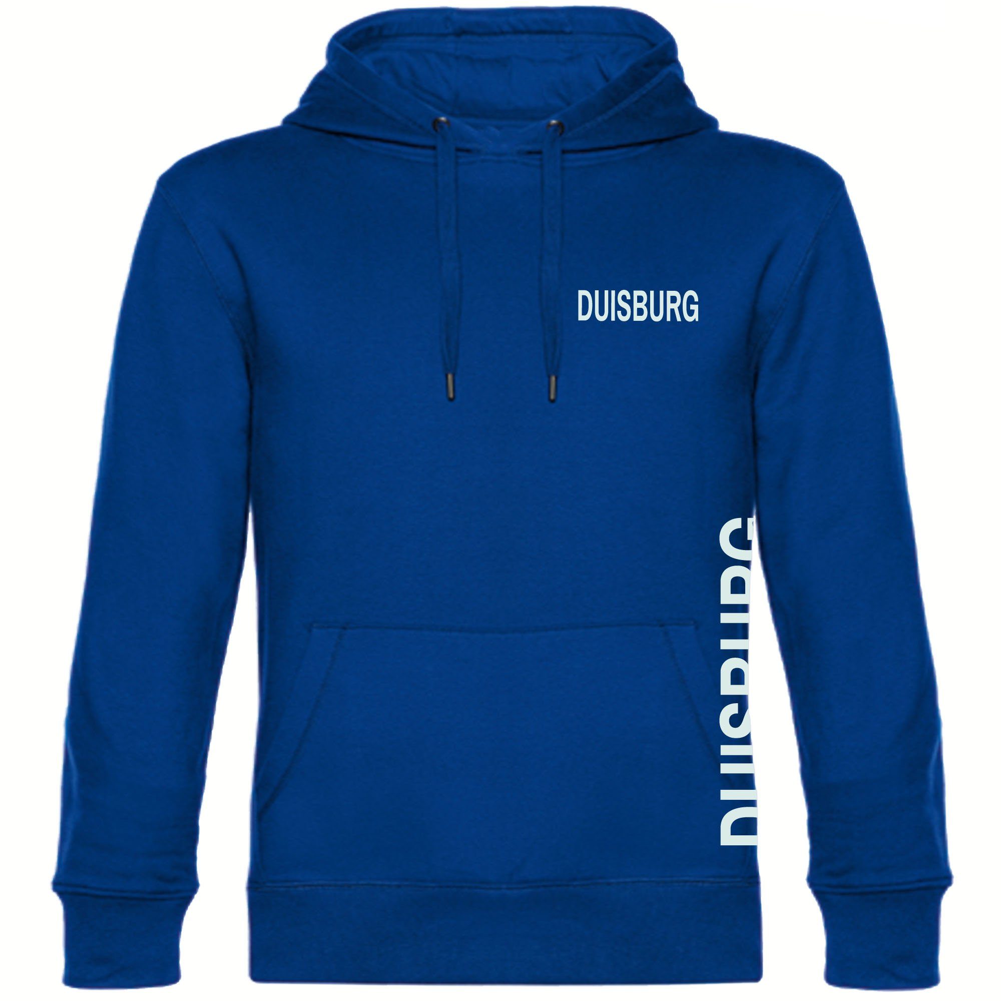 Kapuzensweatshirt Duisburg - Brust & Seite - Hoodie