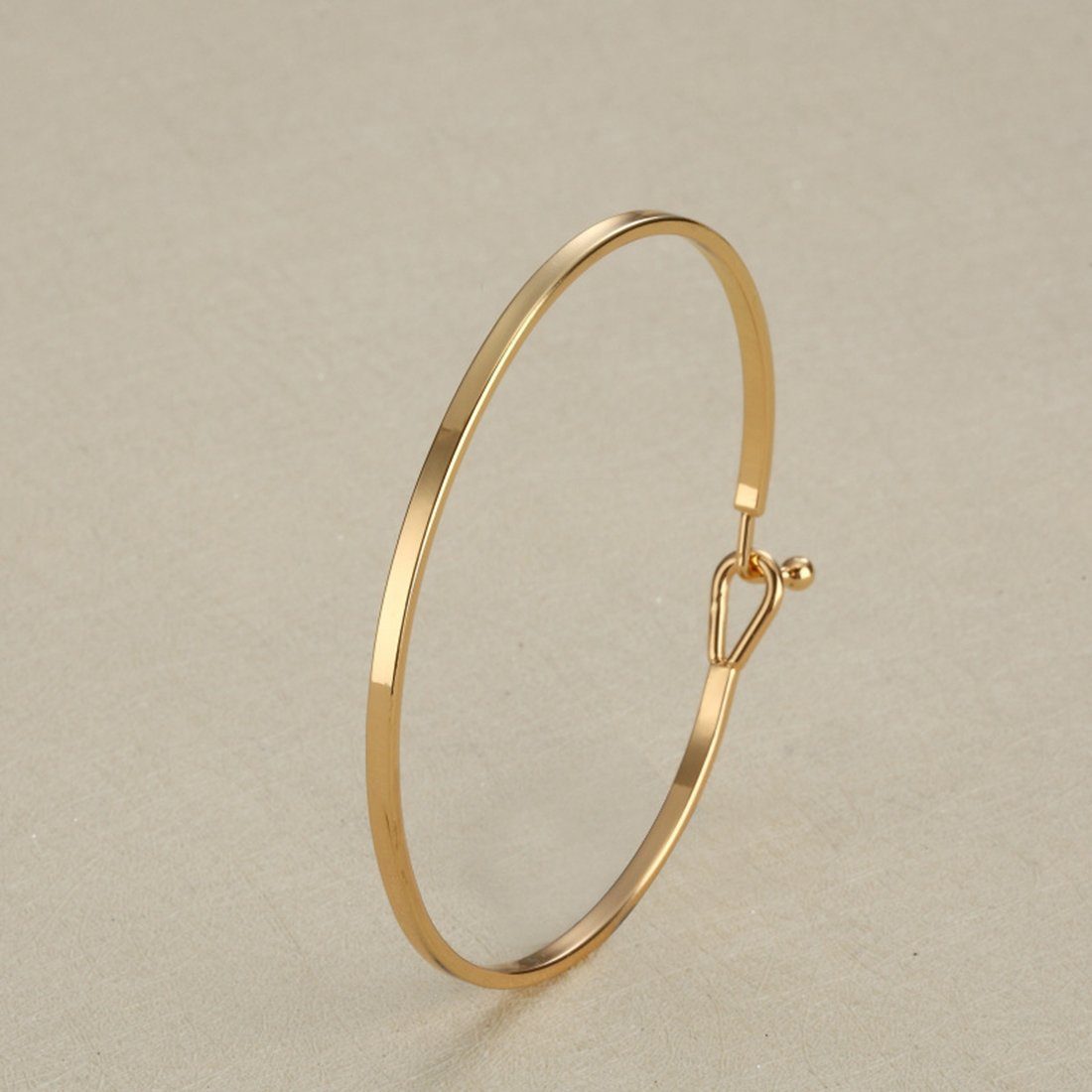 Armkette Gold, Haken Handgefertigten Haiaveng Armband Bar Schmuck,Dainty dünne Armband Manschette Gold minimalistischen Einfache Armreif zarte