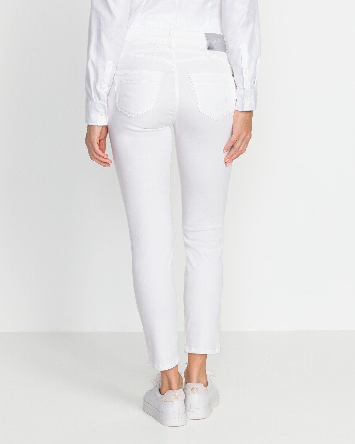 Weiß Slim Rich Jeans 5-Pocket-Jeans MAC