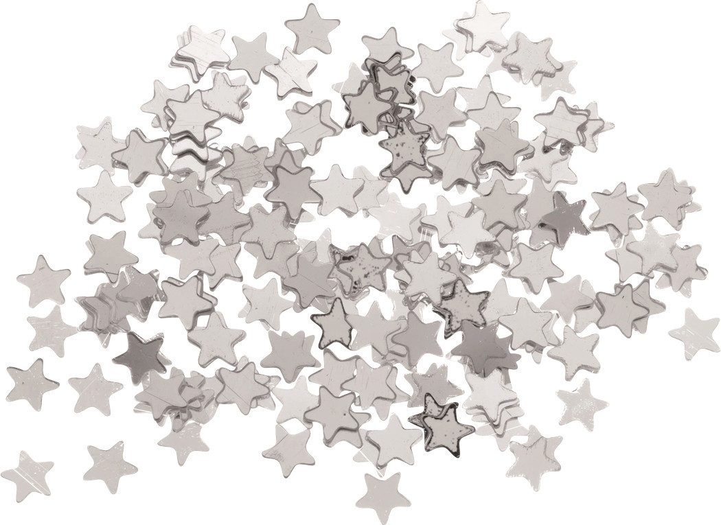 Glorex Streudeko Glorex Streusterne silberfarben, klein