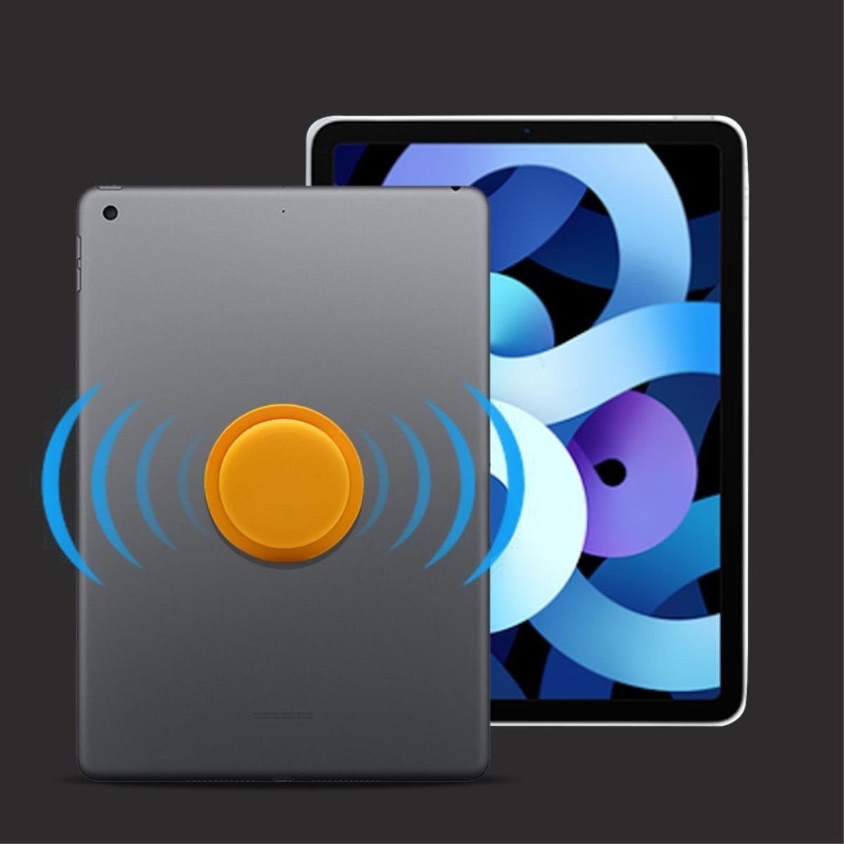 CoverKingz Schlüsselanhänger Silikonhülle für Apple AirTags 2021 - Hülle selbstklebend - Cover