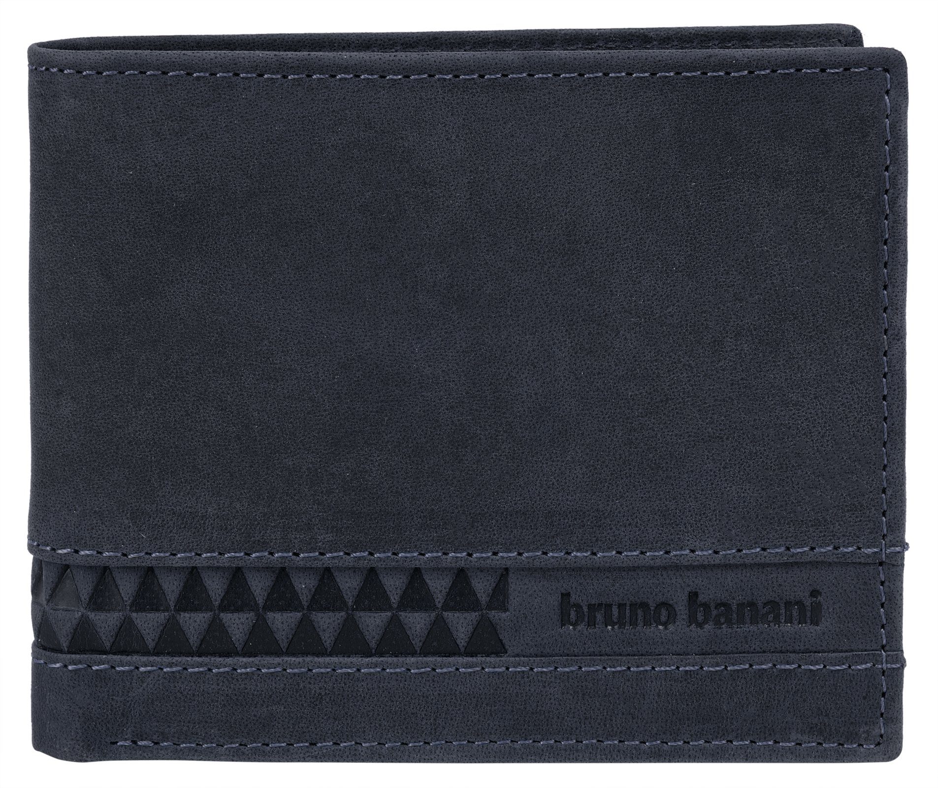 Sie können ein neues bekommen Bruno Banani Geldbörse, echt Leder blau