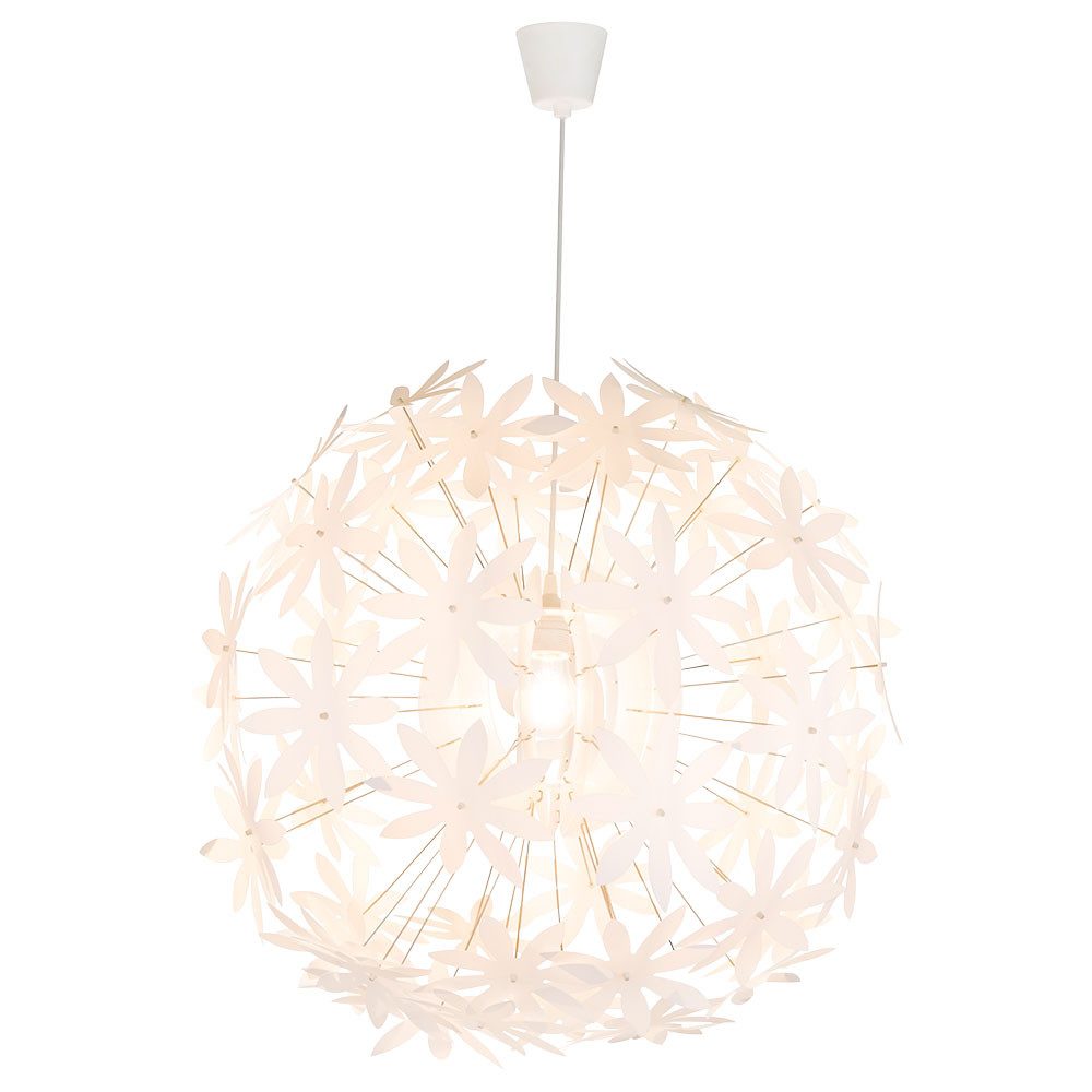 GLOBO LIGHTING LED Deckenleuchte, Leuchtmittel inklusive, Warmweiß, Pendelleuchte mit Blüten zum Zusammenstecken