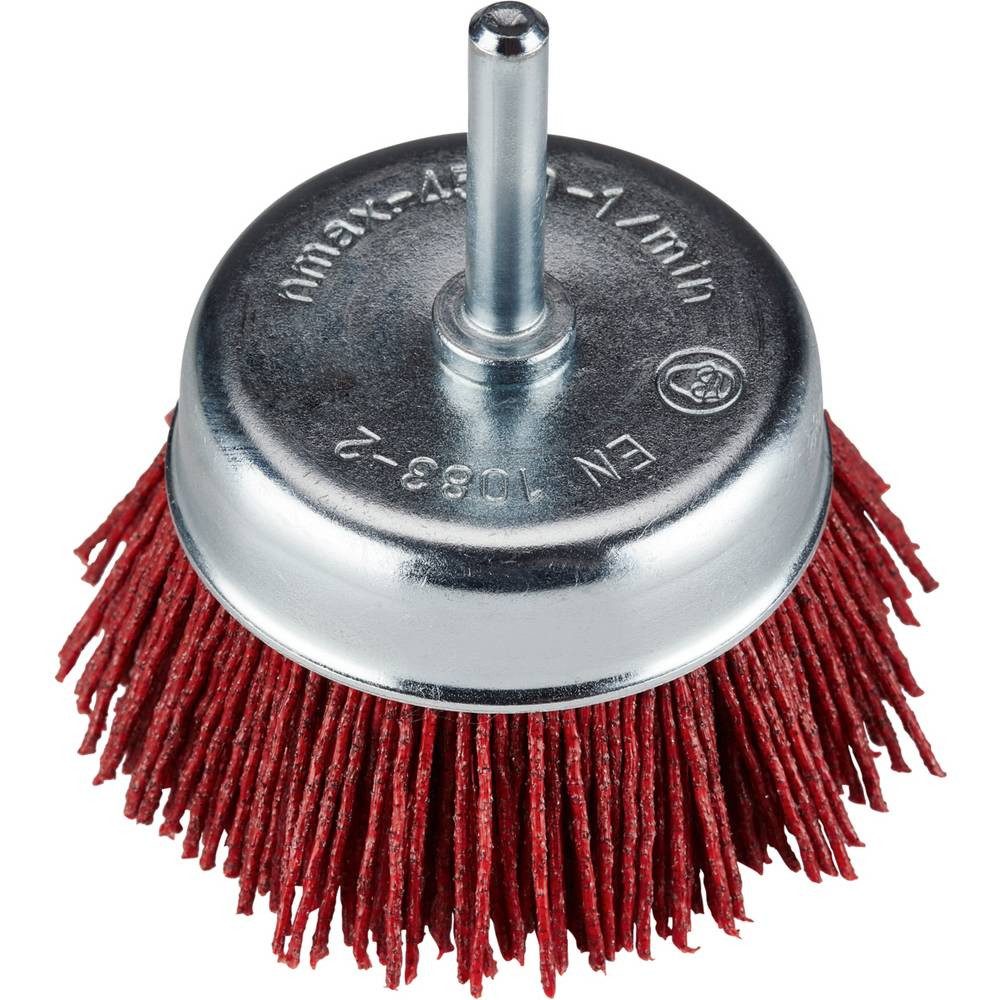 Rhodius Schleifaufsatz HTB, 10 Stück Topfbürste 75 x 23 x 6,0 mm, coarse, TOPline für
