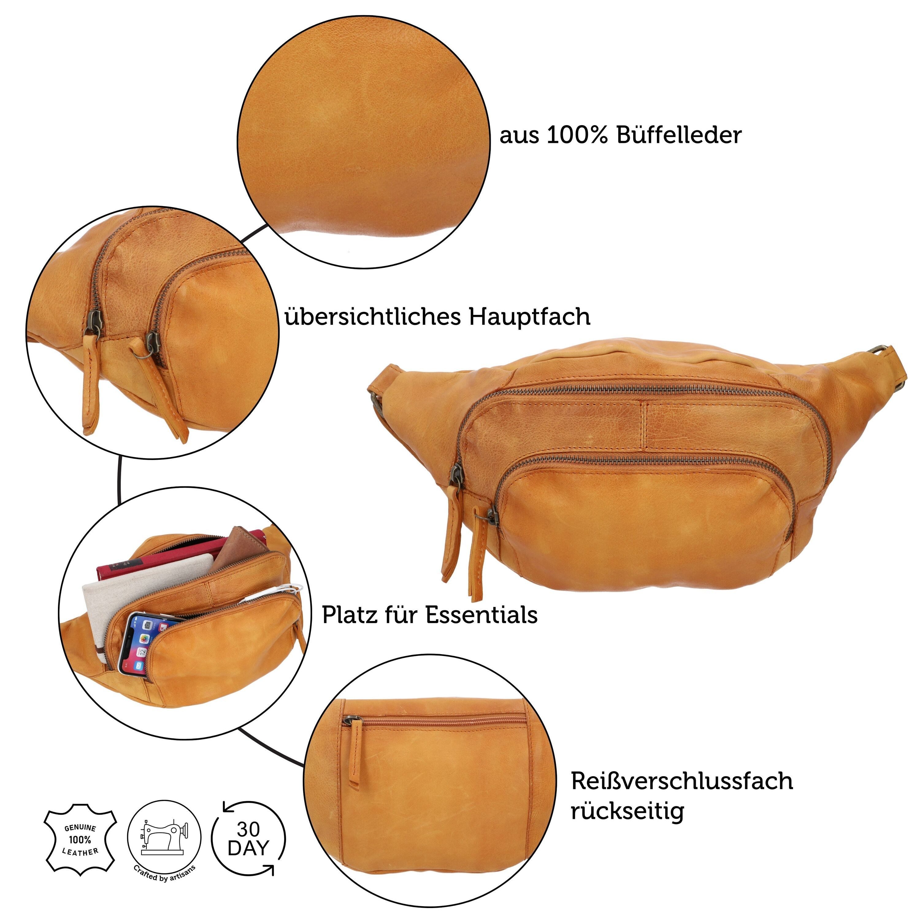 Gusti Leder Gürteltasche Gusti Leder Gürteltasche Sverre (1-tlg)