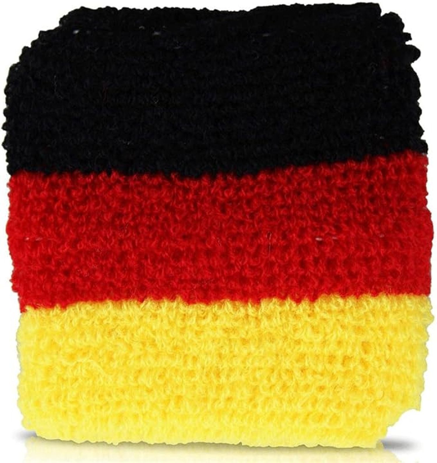 CEPEWA Kostüm WM Schweißband Deutschland Fußball 2er-Set aus Baumwolle