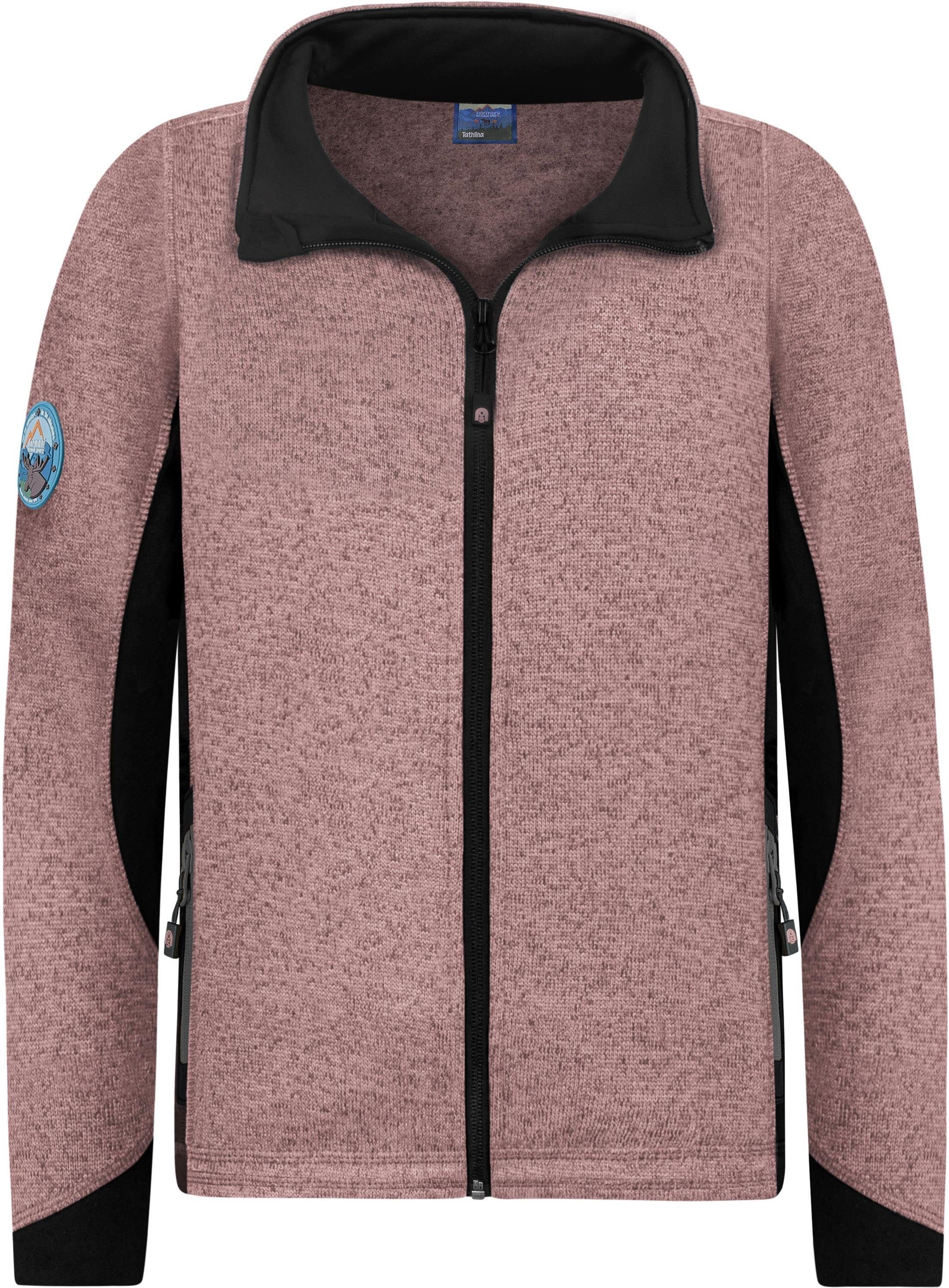 normani Windbreaker Kinder Strickjacke Tathlina Fleecejacke Übergangsjacke für Junge und Mädchen - warme Outdoorjacke – Bild 5 von 5