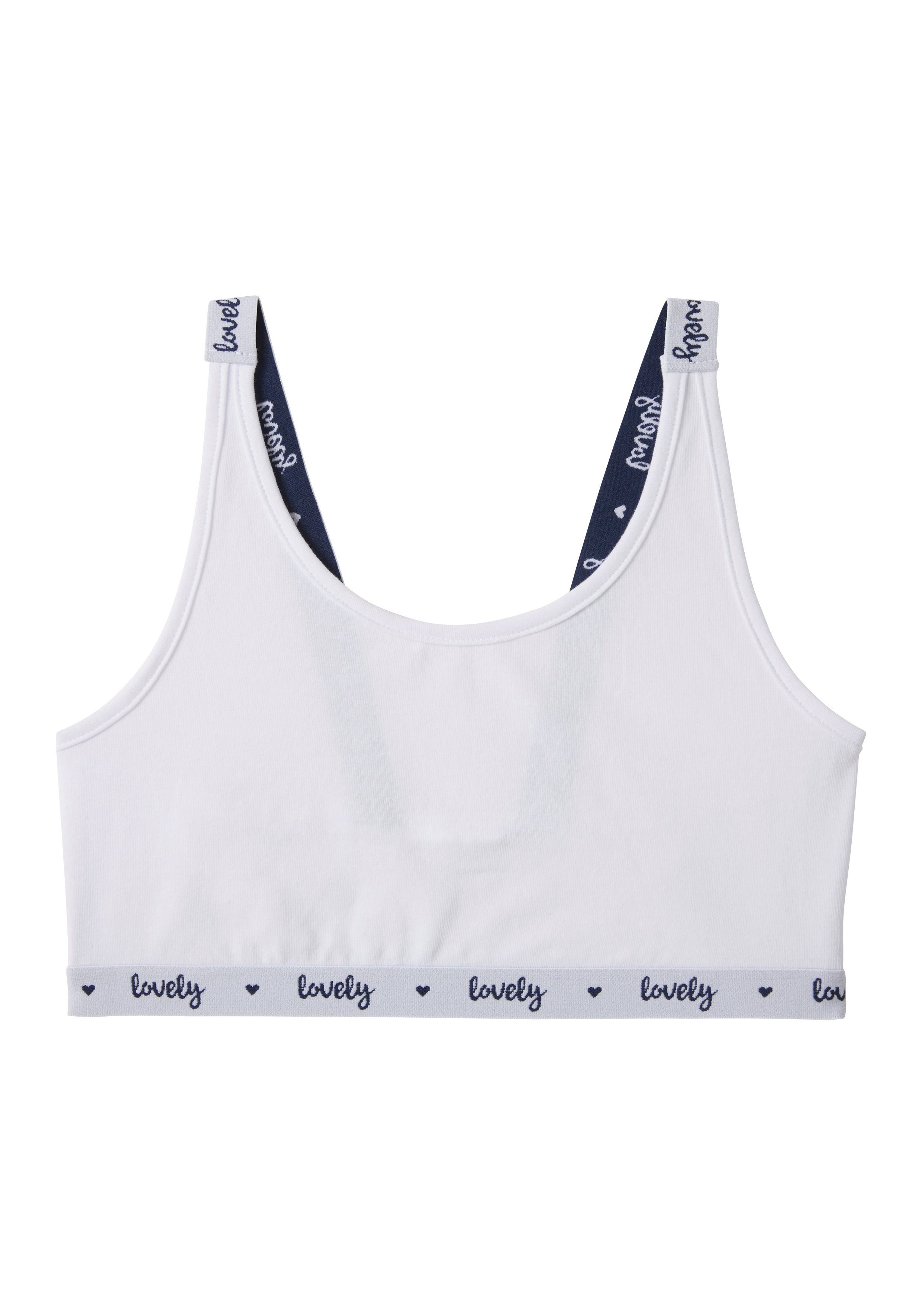 Buffalo Bustier (Packung, 3-tlg) mit bedruckten Trägern