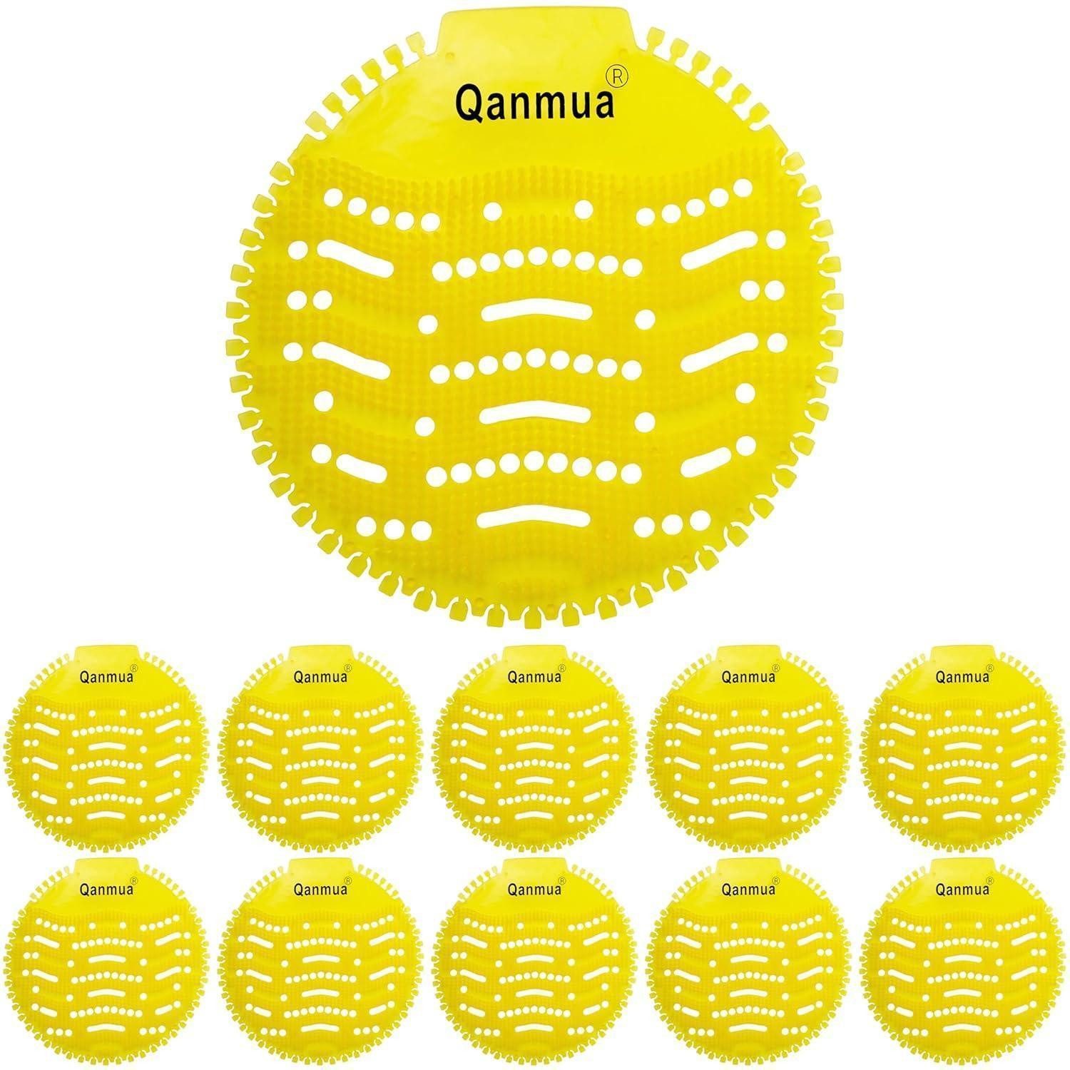 LuxusKollektion Urinal Urinalsieb mit Duft 10 Stück Gelb Zitrone Pissoir Lufterfrischer