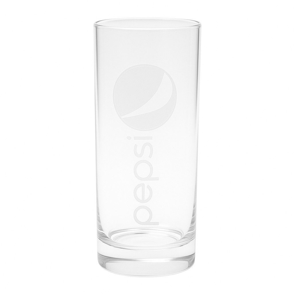 rastal Glas Pepsi Glas 0,5 l mit Logo Einzelglas oder 12er-Set, 1-tlg., Markenglas für stilvollen Trinkgenuss
