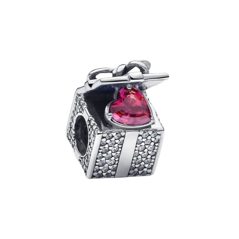 Pandora Charm-Einhänger 793603C01, Geschenk, Herz, Weihnachten, Zirkonia