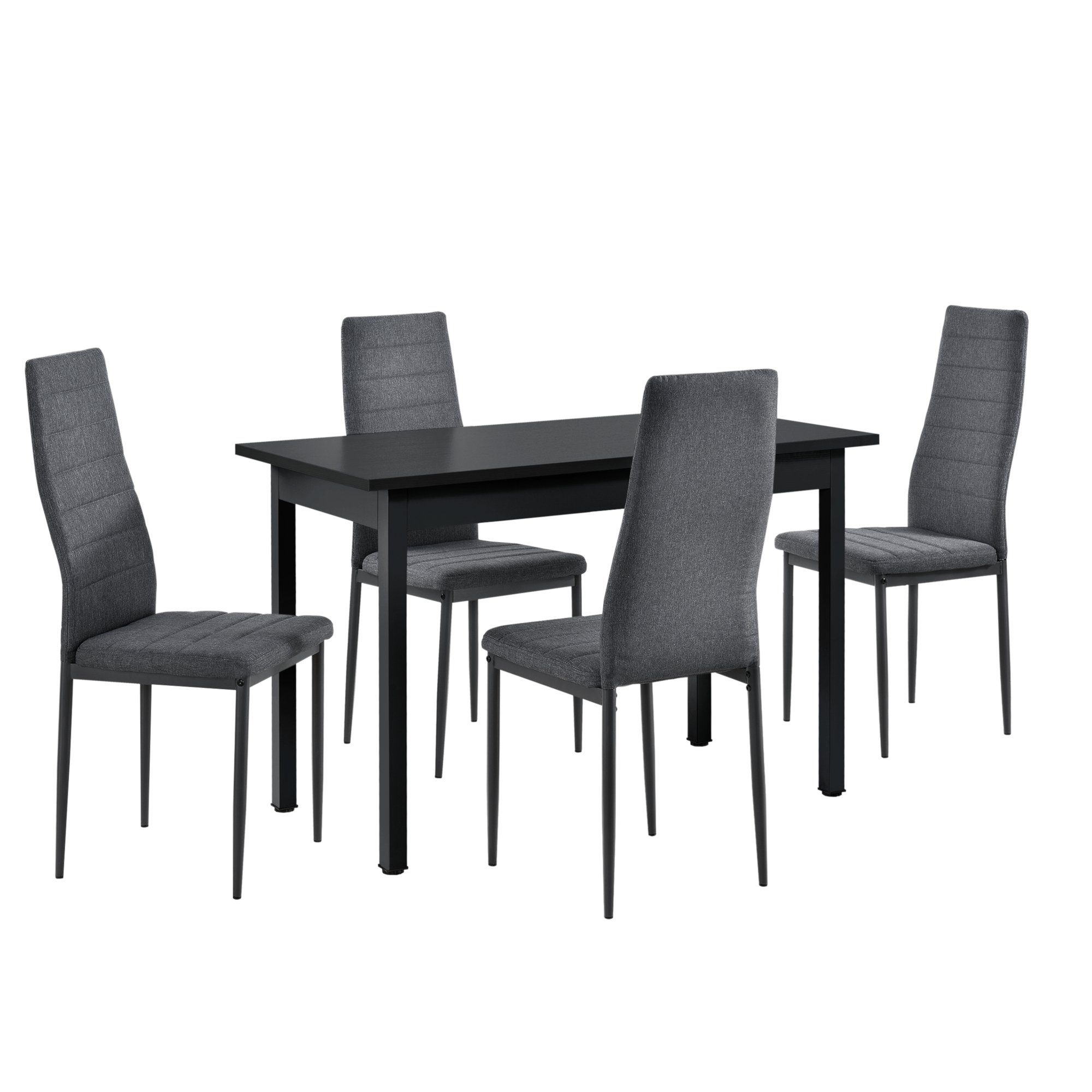 en.casa Essgruppe, (Set, 5-tlg., Esstisch mit günstig online kaufen