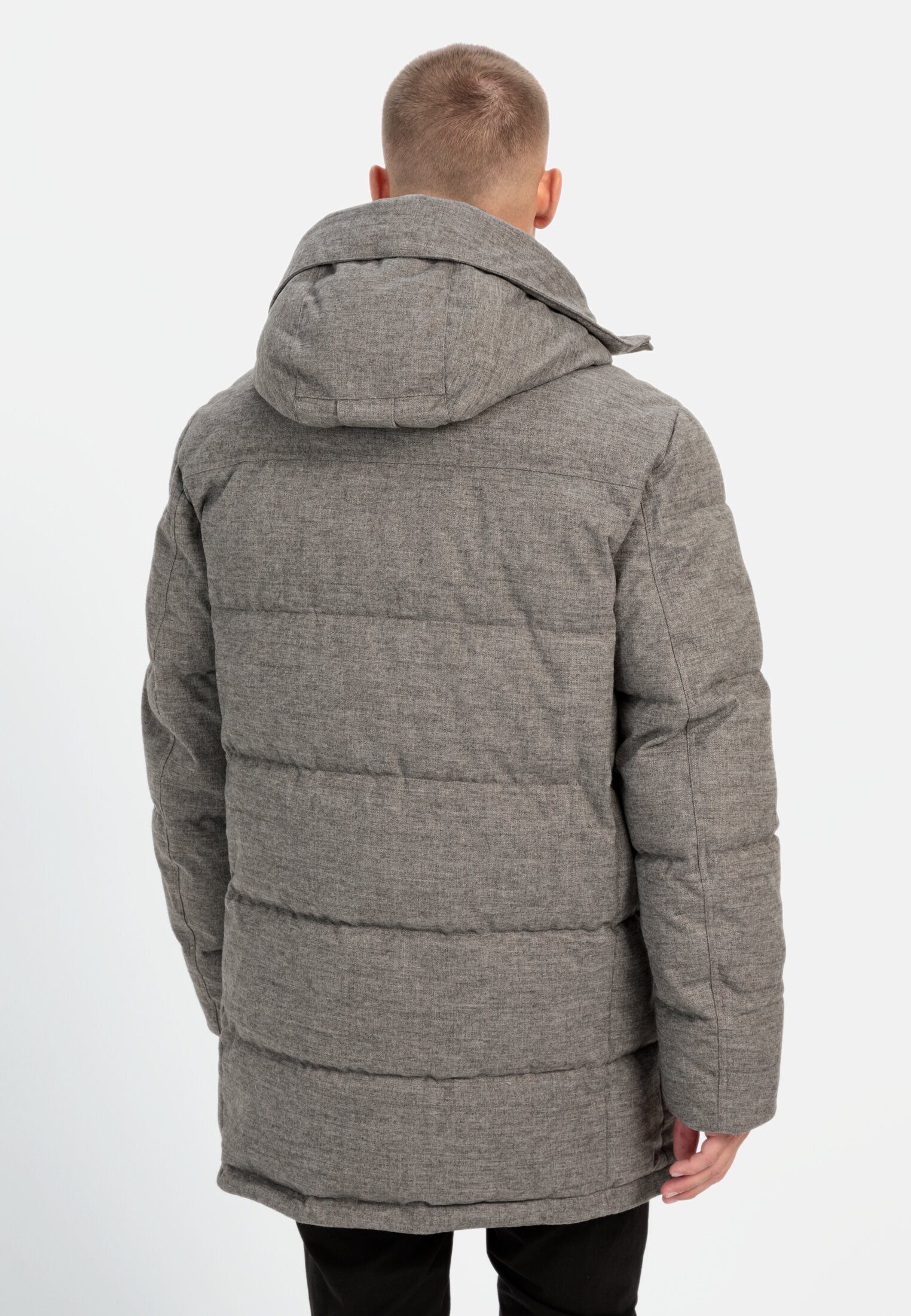 camel active Wintermantel mit abnehmbarem Kapuzenfutter Langarm Kapuze