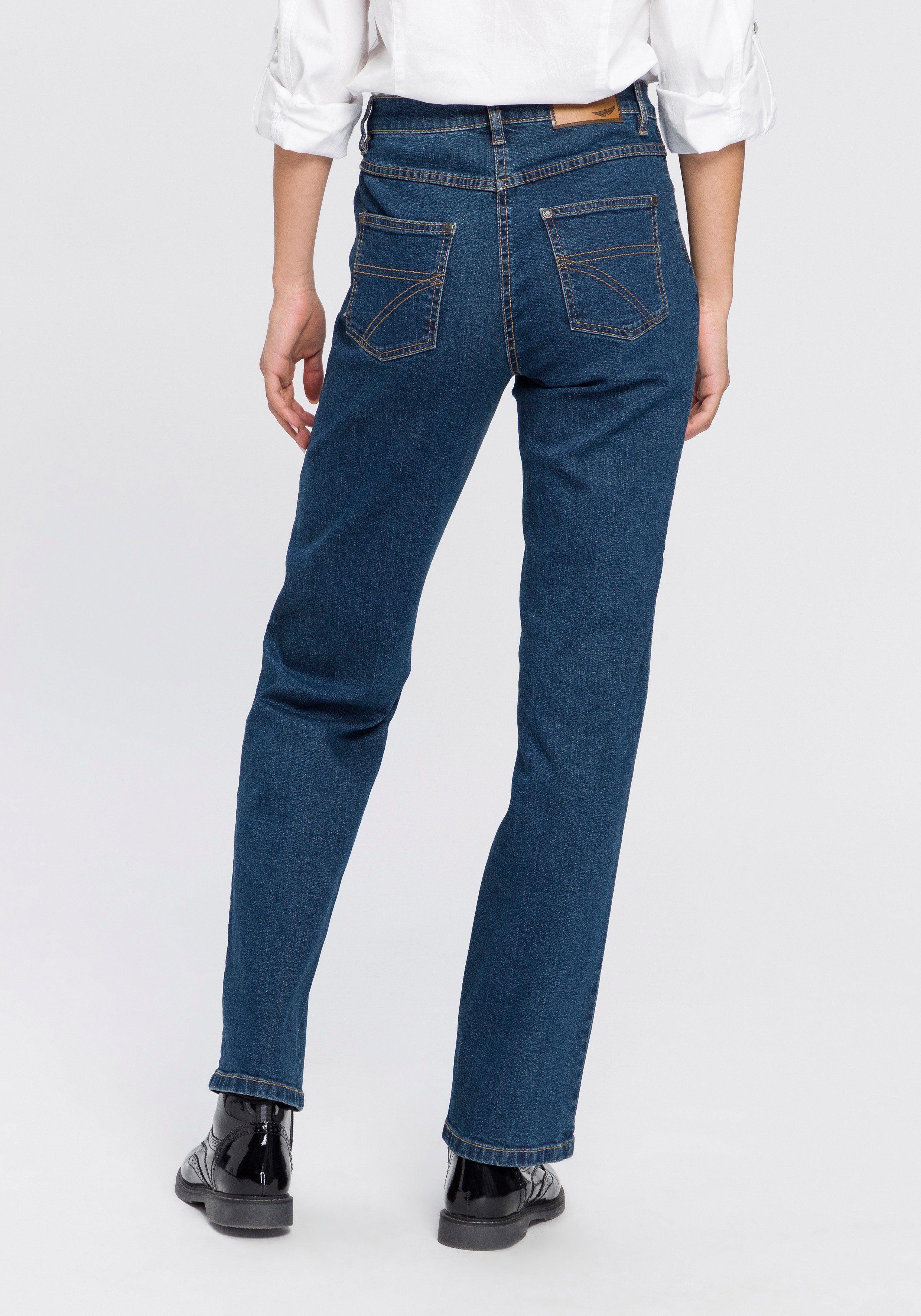Arizona Gerade Jeans »Annett« High Waist, Beliebter 5-Pocket-Style von  ARIZONA online kaufen | OTTO
