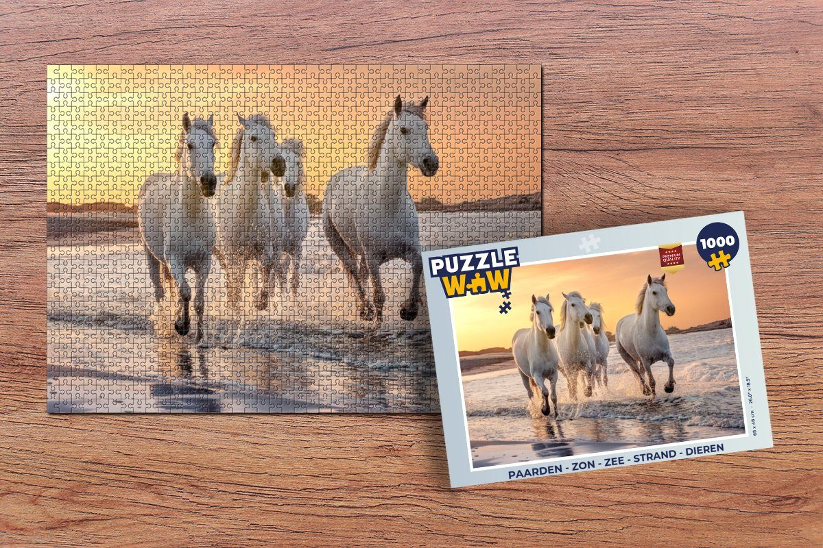 MuchoWow Puzzle Pferde - Sonne - günstig online kaufen