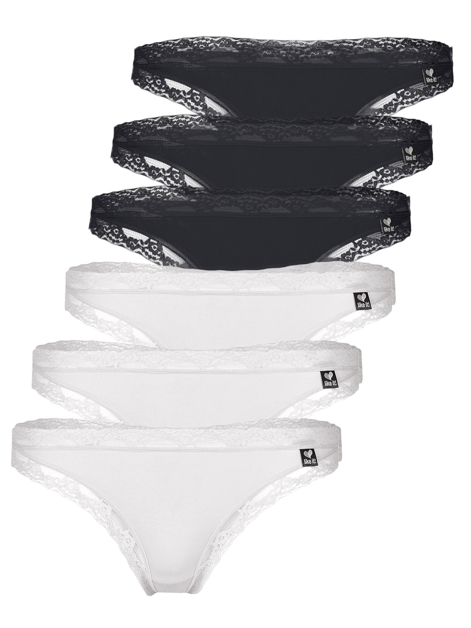 String 6er Pack Damen String Olivia