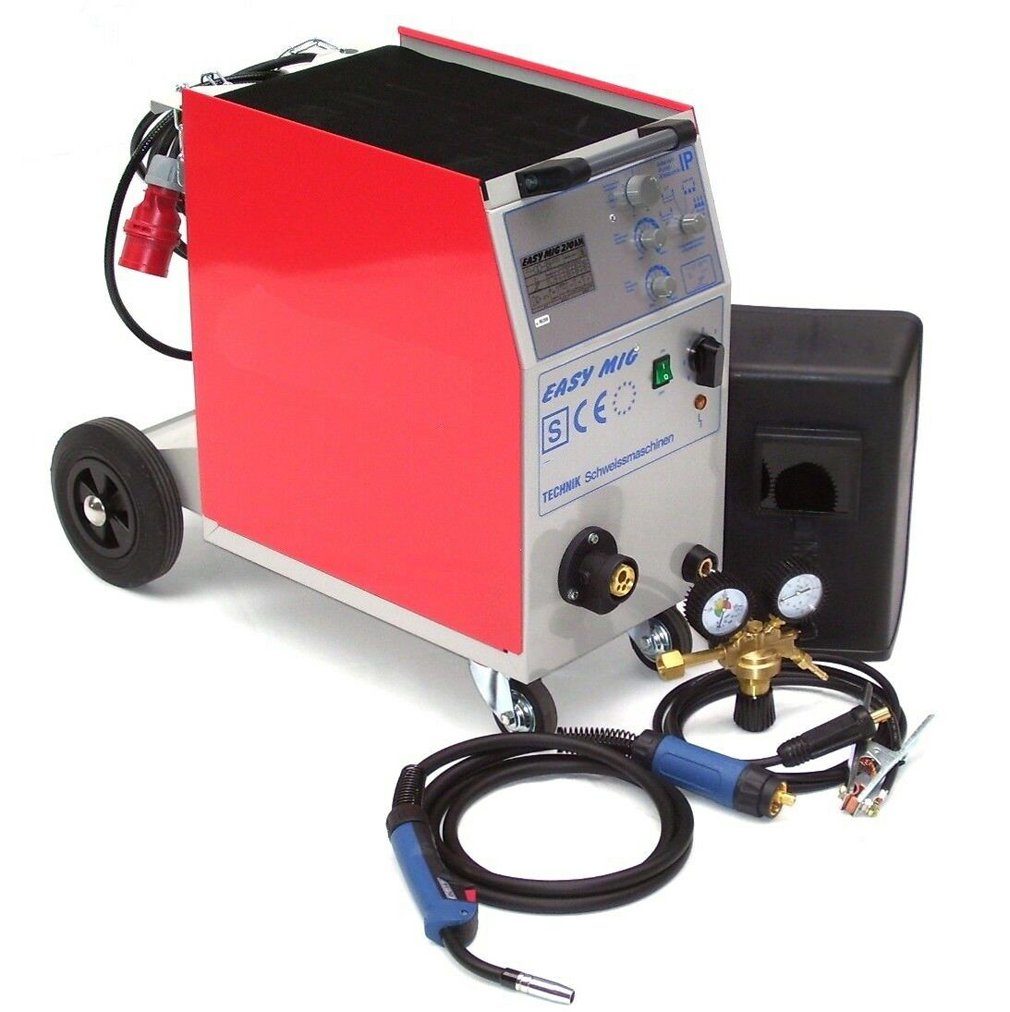 Schutzgasschweißgerät MIG 4-Rollenantrieb Schutzgasschweißgerät QUADDRO mit Apex Schweißgerät 250