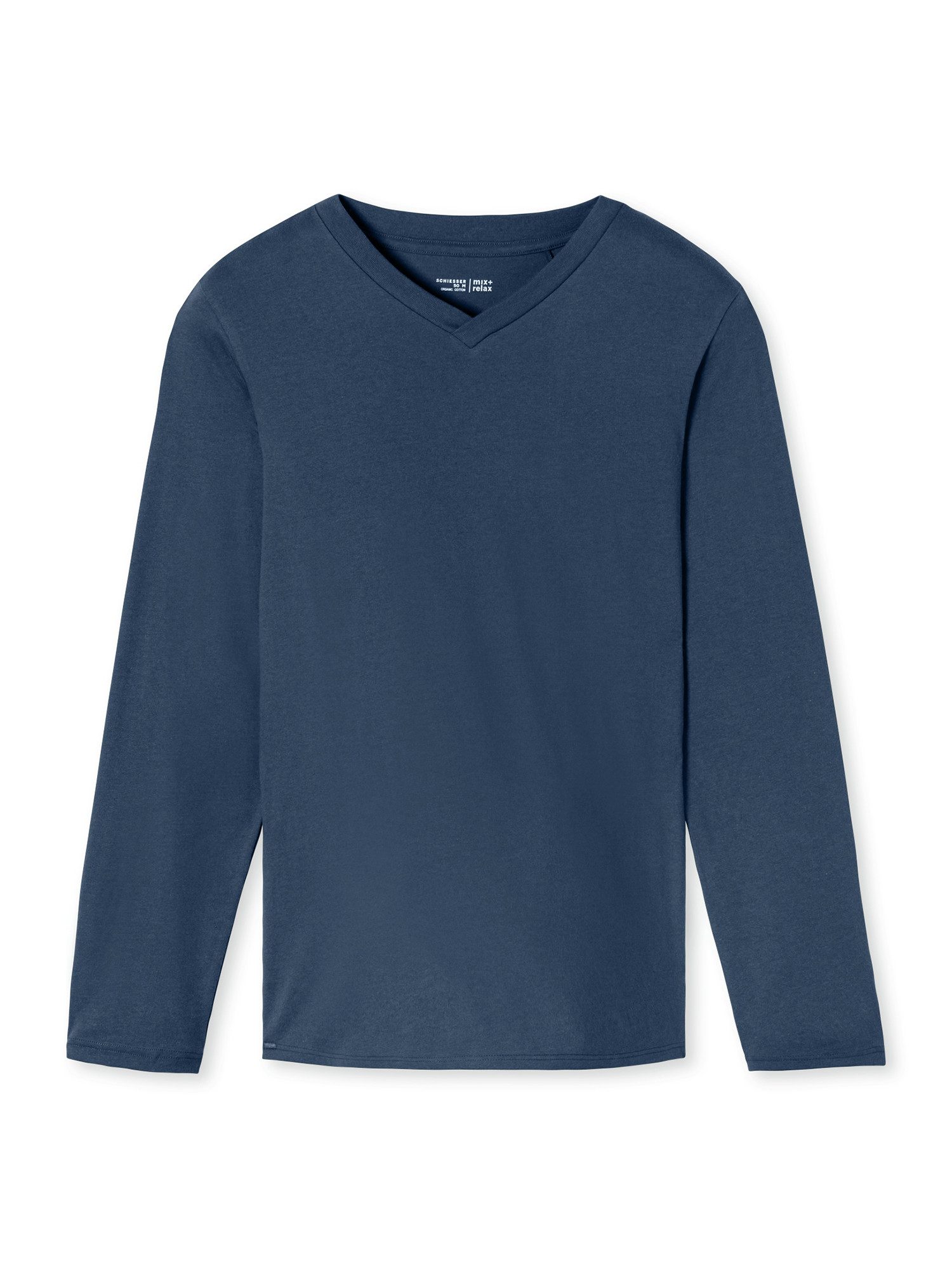 Schiesser Pyjamaoberteil Mix Relax schlaf-oberteil nachthemd sleepshirt