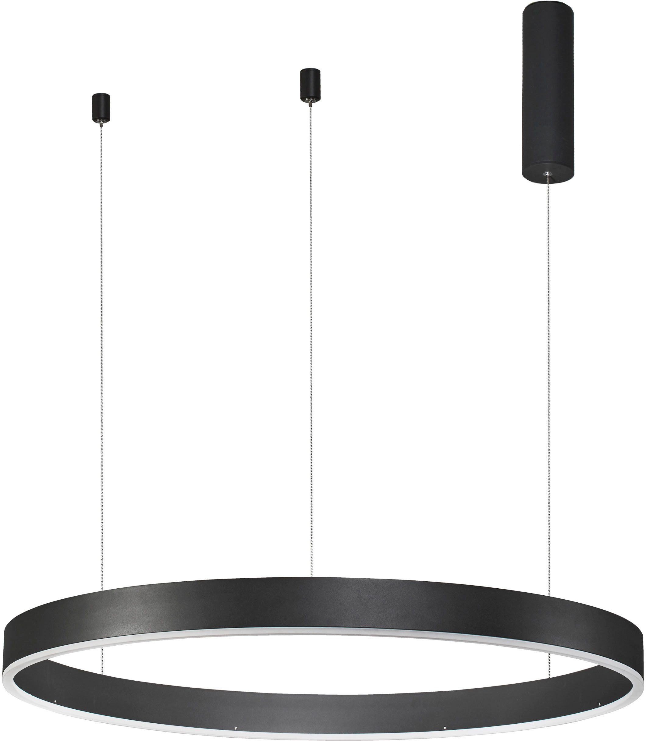 Nova Luce LED-Hängeleuchte MOTIF, dimmbar über Fernbedienung, LED fest integriert, Warmweiß, dimmbar, höhenverstellbar, Lichtfarbe verstellbar, Fernbedienung