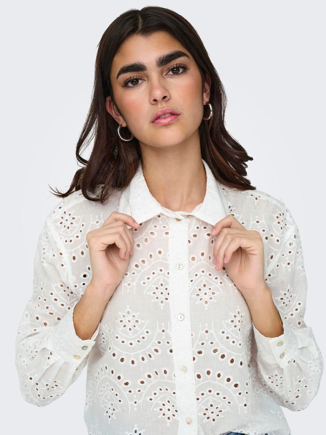 ONLY Langarmbluse ONLVALAIS L/S SHIRT WVN günstig online kaufen