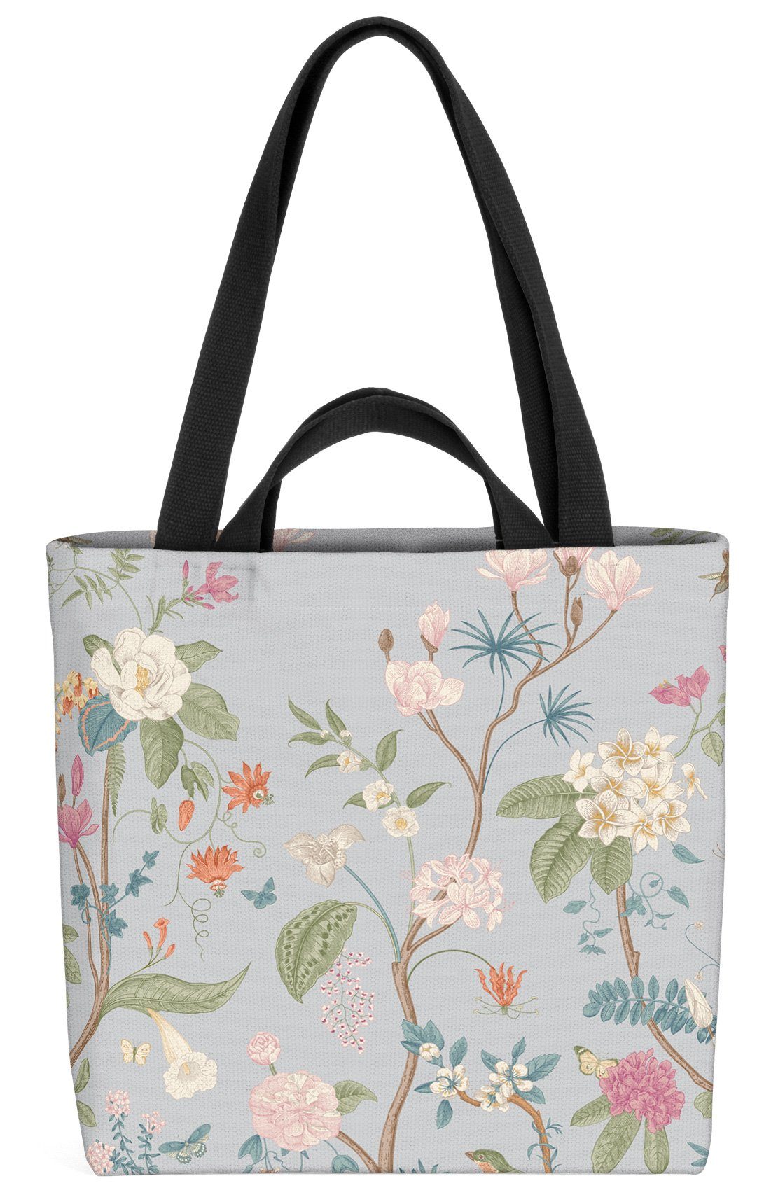 VOID Henkeltasche (1-tlg), Blumenbild Blumenwiese Blumen Floral blumenmuster blüten blumenstraus