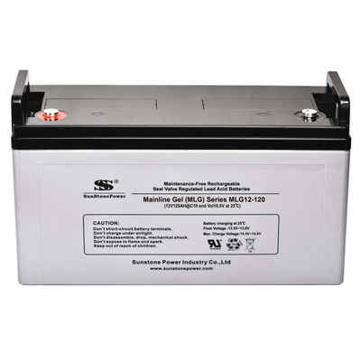 Sunstone Power 12V 120AH Blei Säure Gel Batterie Batteriespeicher für PV-Anlage UPS Bleiakkus