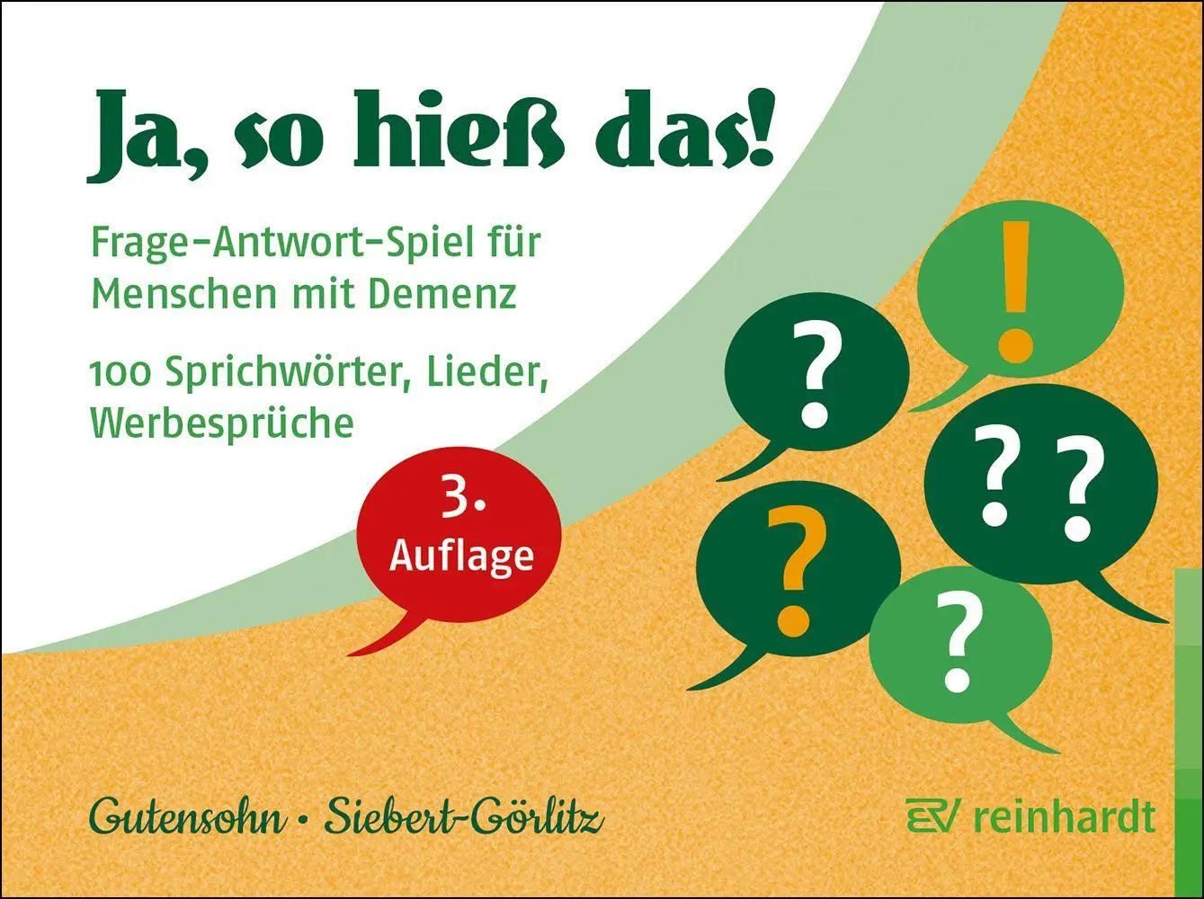 ERNST Spiel Ja, so hieß das!