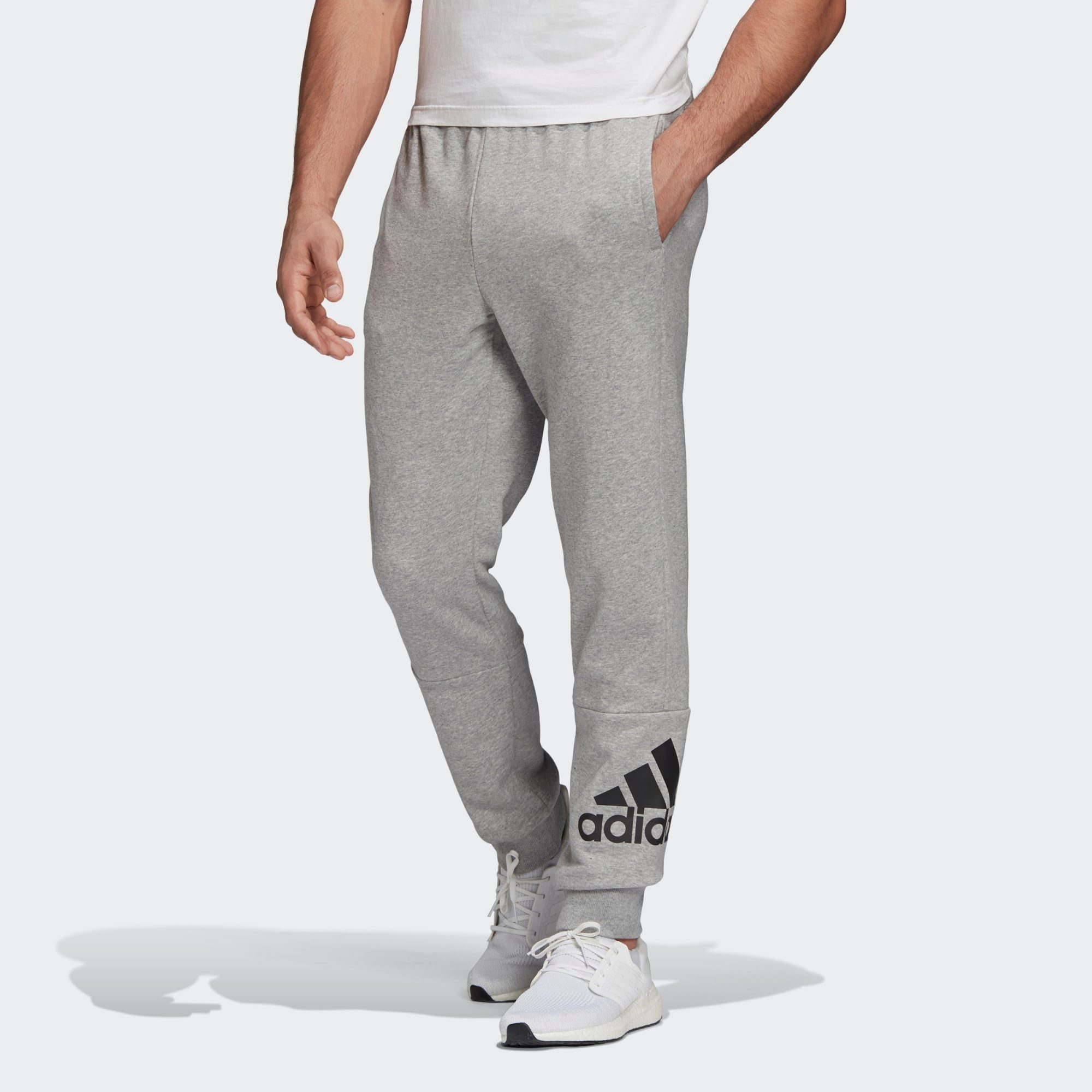 adidas badge of sport french terry pants