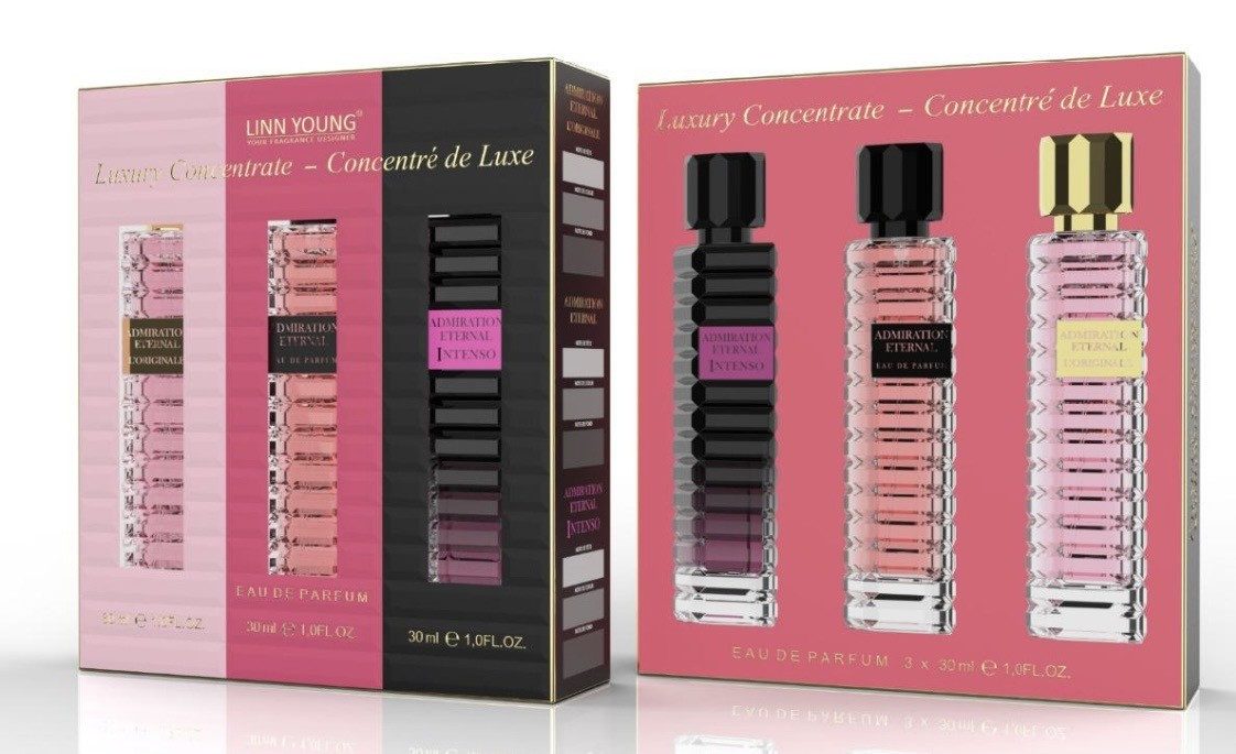 OMERTA Eau de Parfum Omerta/Linn Young Duftzwilling Luxury Geschenkset 3x30ml EDP, Anhaltender Duft