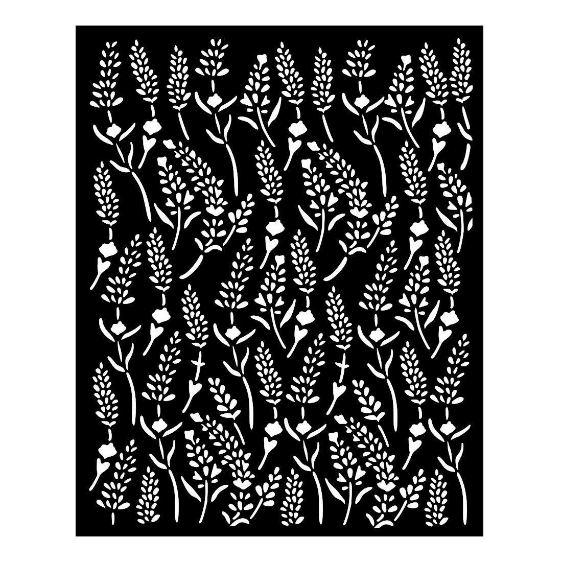 Stamperia Malschablone Lavender, 20x25cm