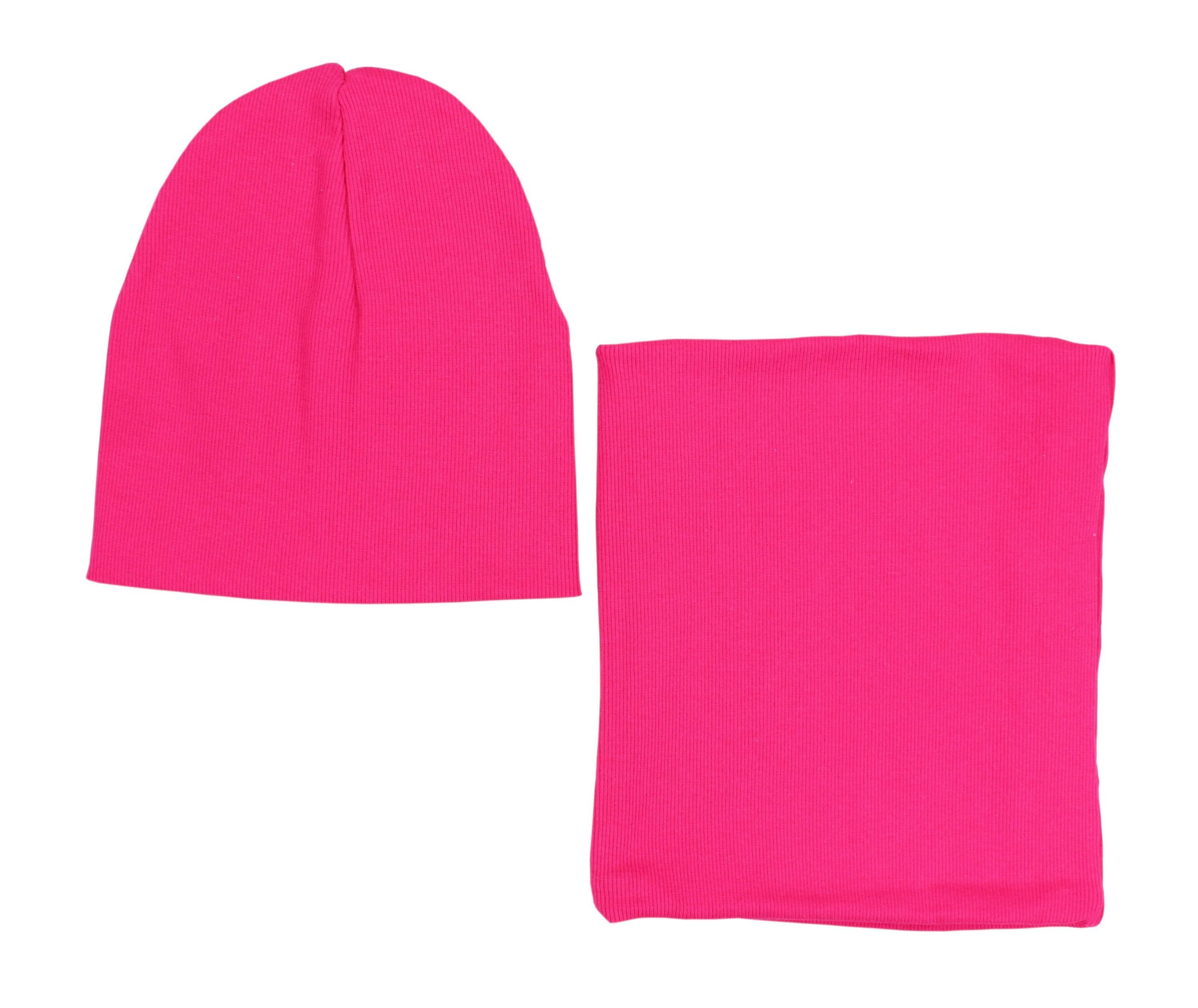 Alkato Beanie Alkato Unisex Beanie Mütze und Schal Set Uni