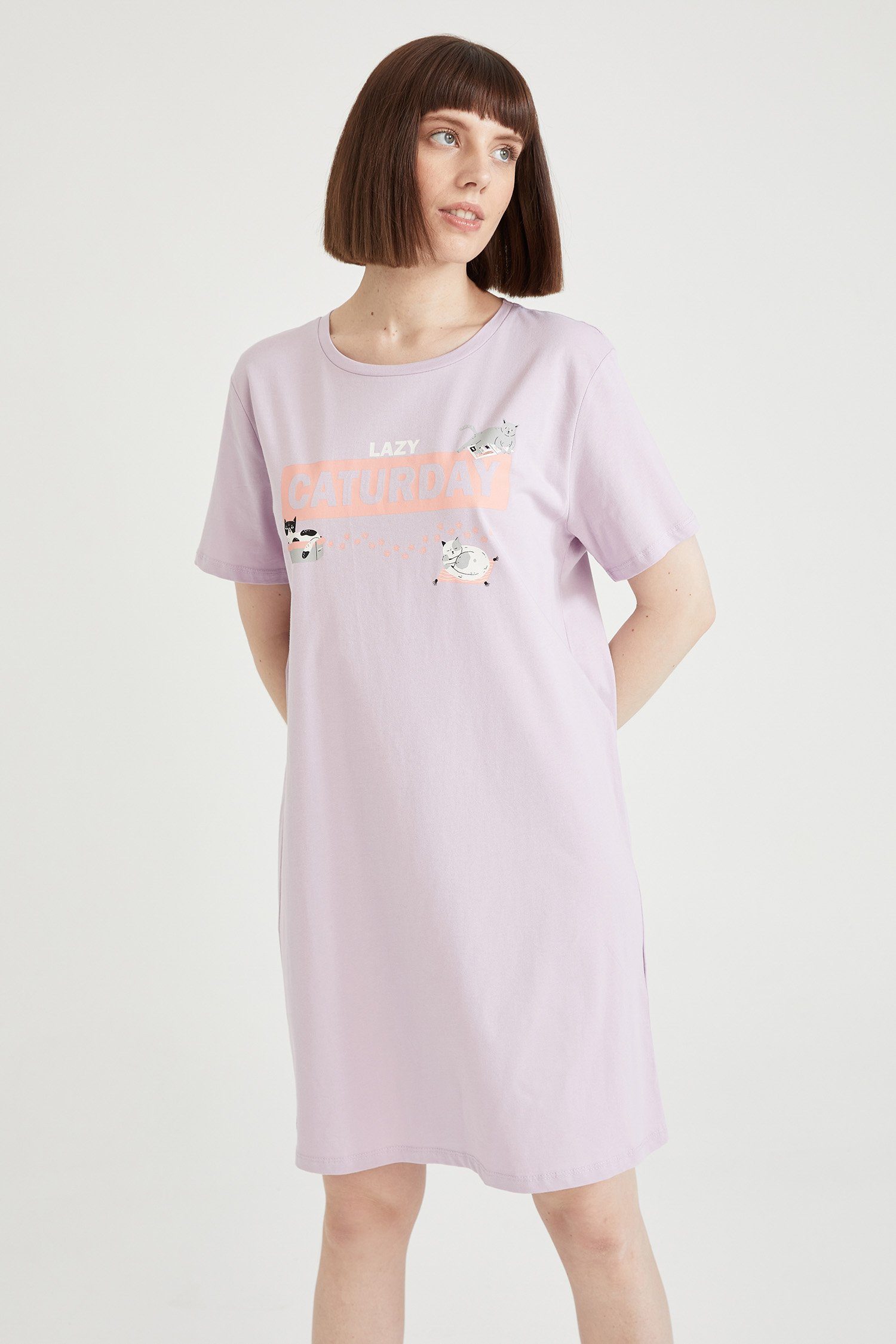 DeFacto Nachthemd »Damen Nachthemd REGULAR FIT REGULAR« online kaufen | OTTO