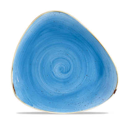 Churchill Teller Super Vitrified Stonecast Cornflower Blue Dreiecksteller