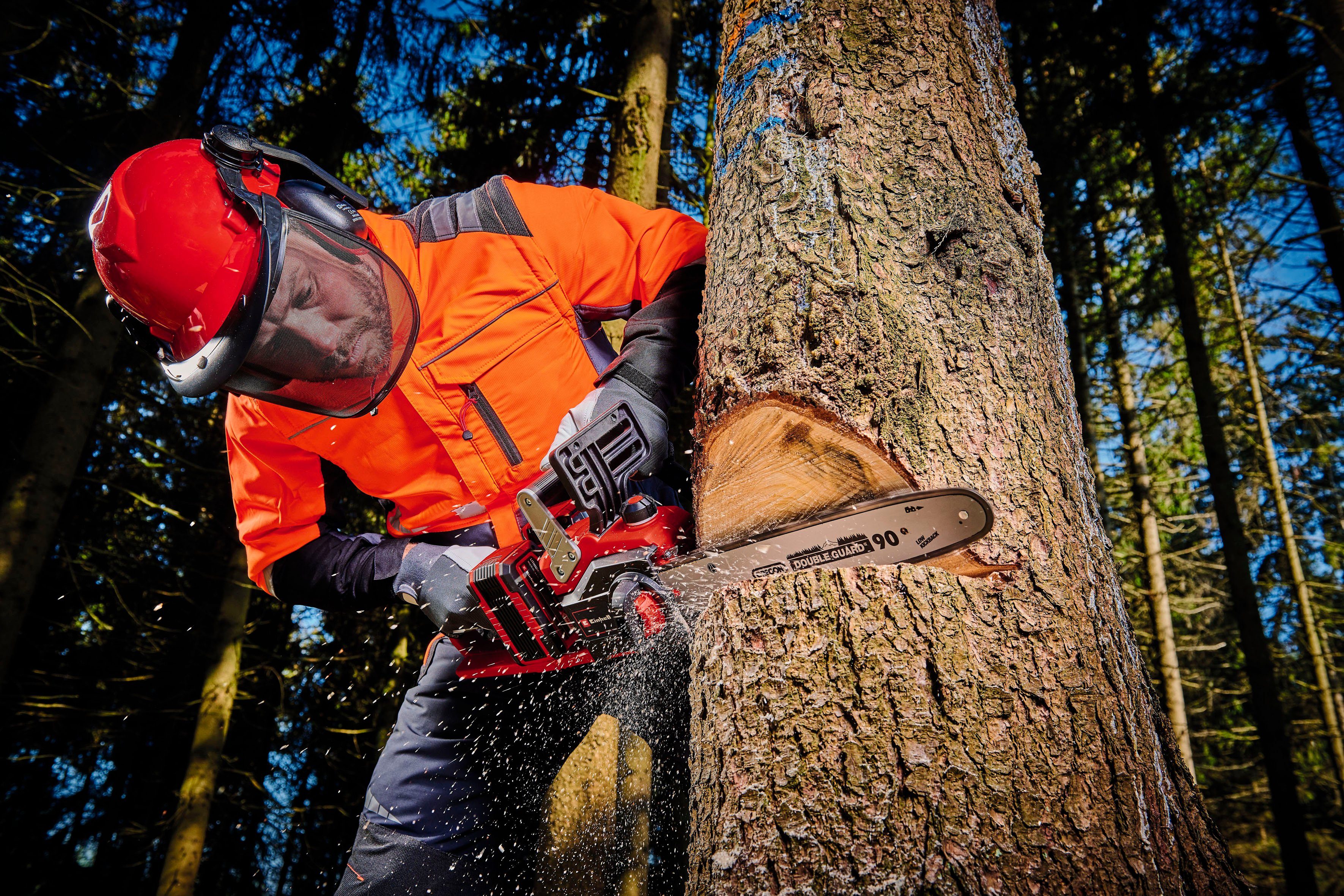Einhell Akku-Kettensäge GE-LC 36/35 Li SOLO, 35 cm Schwertlänge, ohne Akku und Ladegerät – Bild 2 von 5