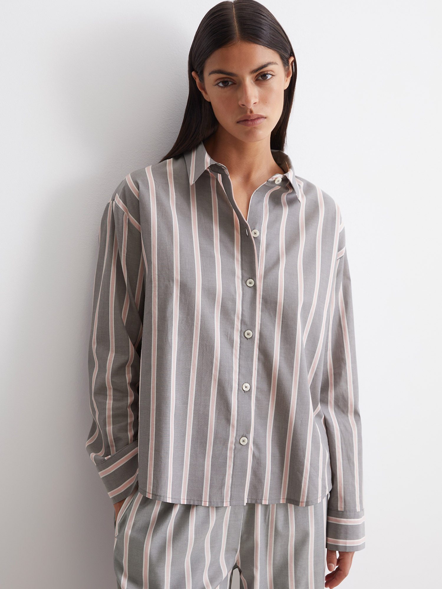 Marc O'Polo Sleepshirt Mix & Match Woven schlafshirt schlafmode Pyjama günstig online kaufen