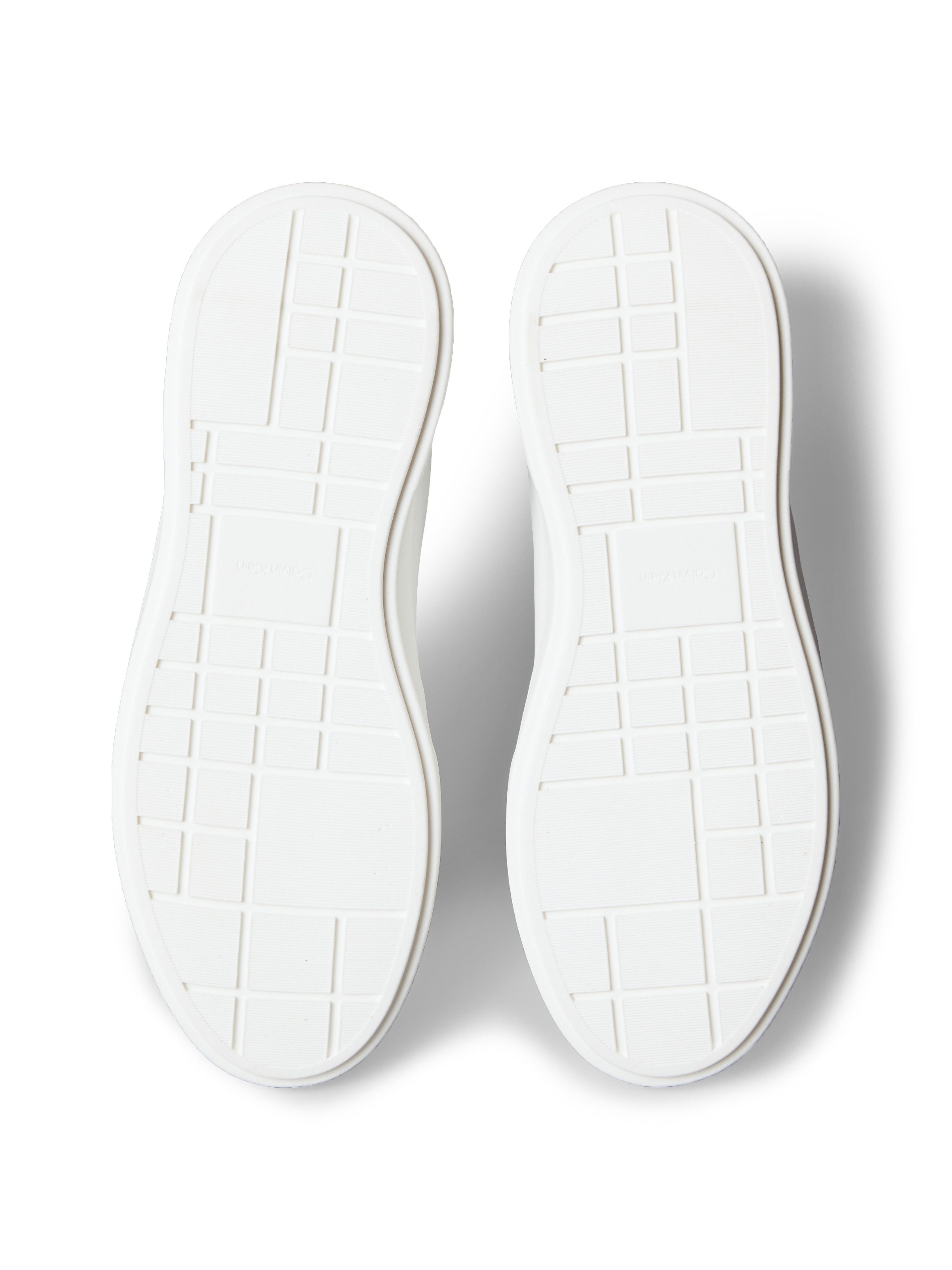 Calvin Klein Jeans CHUNKY CUPS LACE LTH BT AOP WN Sneaker Schnürschuh, Halbschuh, Freizeitsneaker mit Kontrastbesatz
