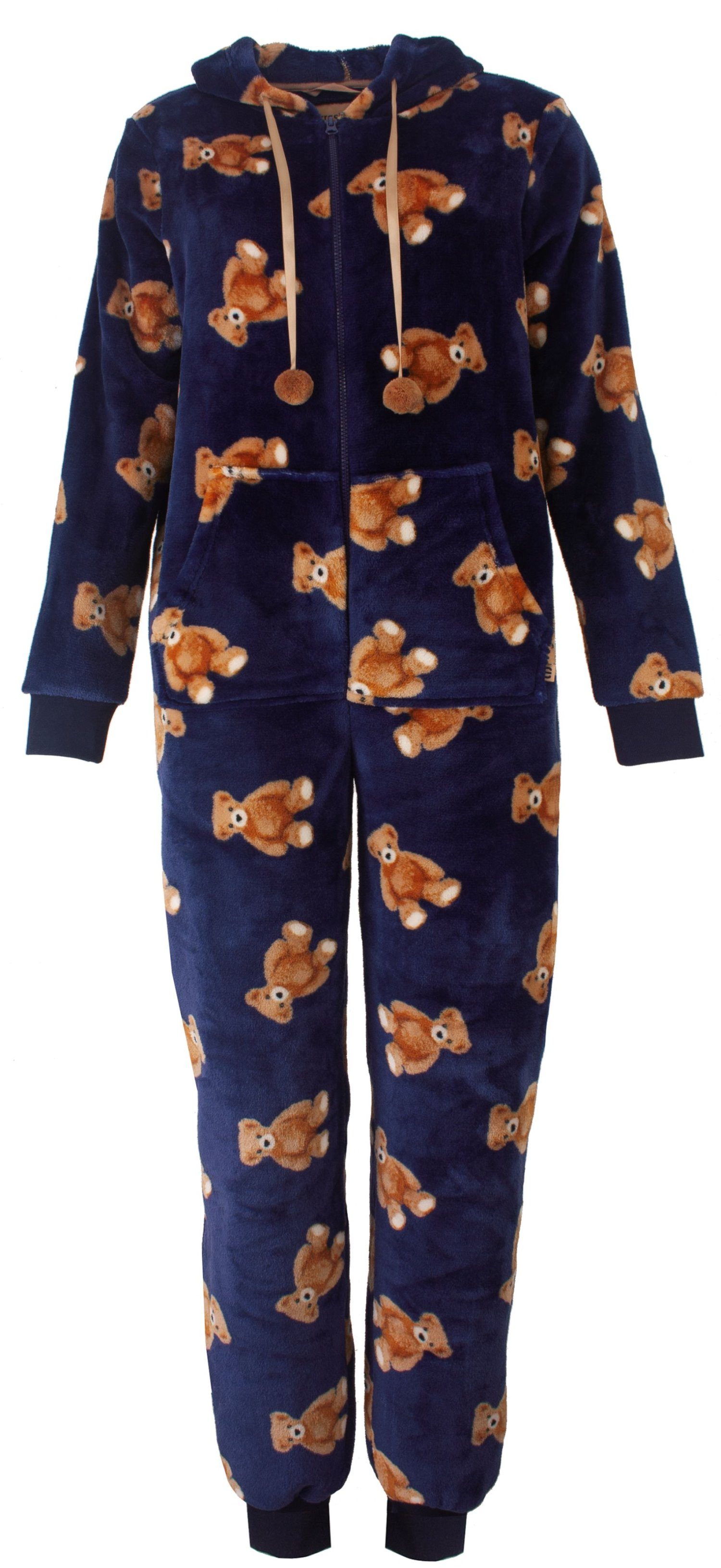 Irresistible Hausanzug Damen Jumpsuit mit Kapuze (1 tlg) kuschelige Qualität