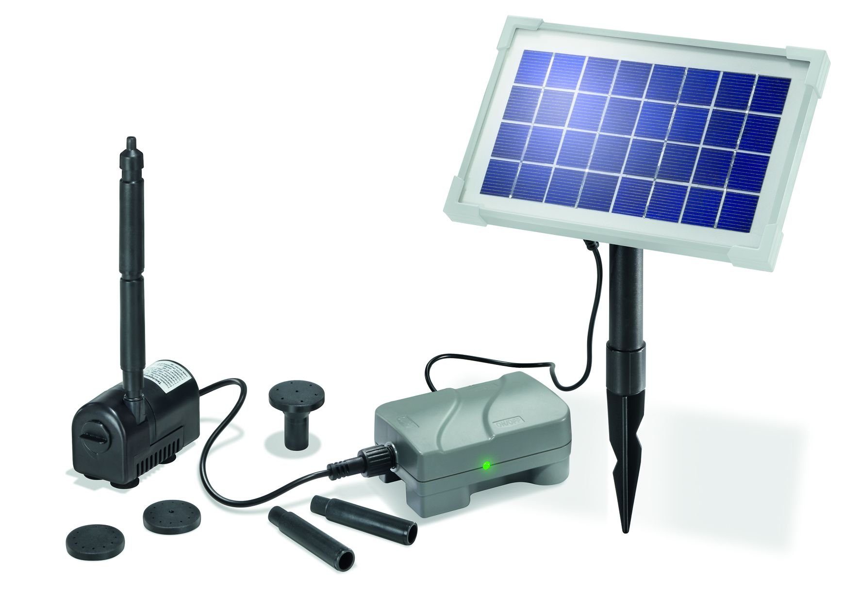 esotec Solarpumpe Esotec Rimini Plus Solar-Pumpenset mit Akkuspeicher