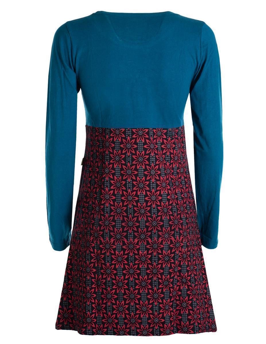 Vishes Tunikakleid Damen Langarm Longshirt-Kleid Sweatkleid Tunika-Kleid Sh günstig online kaufen