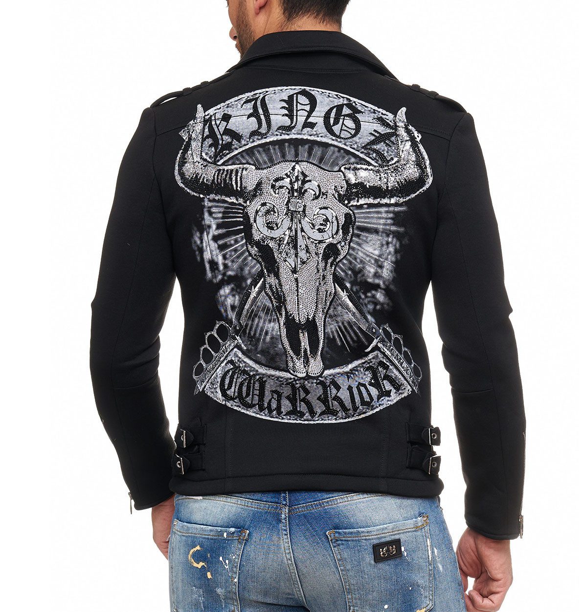 KINGZ Sweatjacke KINGZ Sweatshirtjacke mit Druck günstig online kaufen