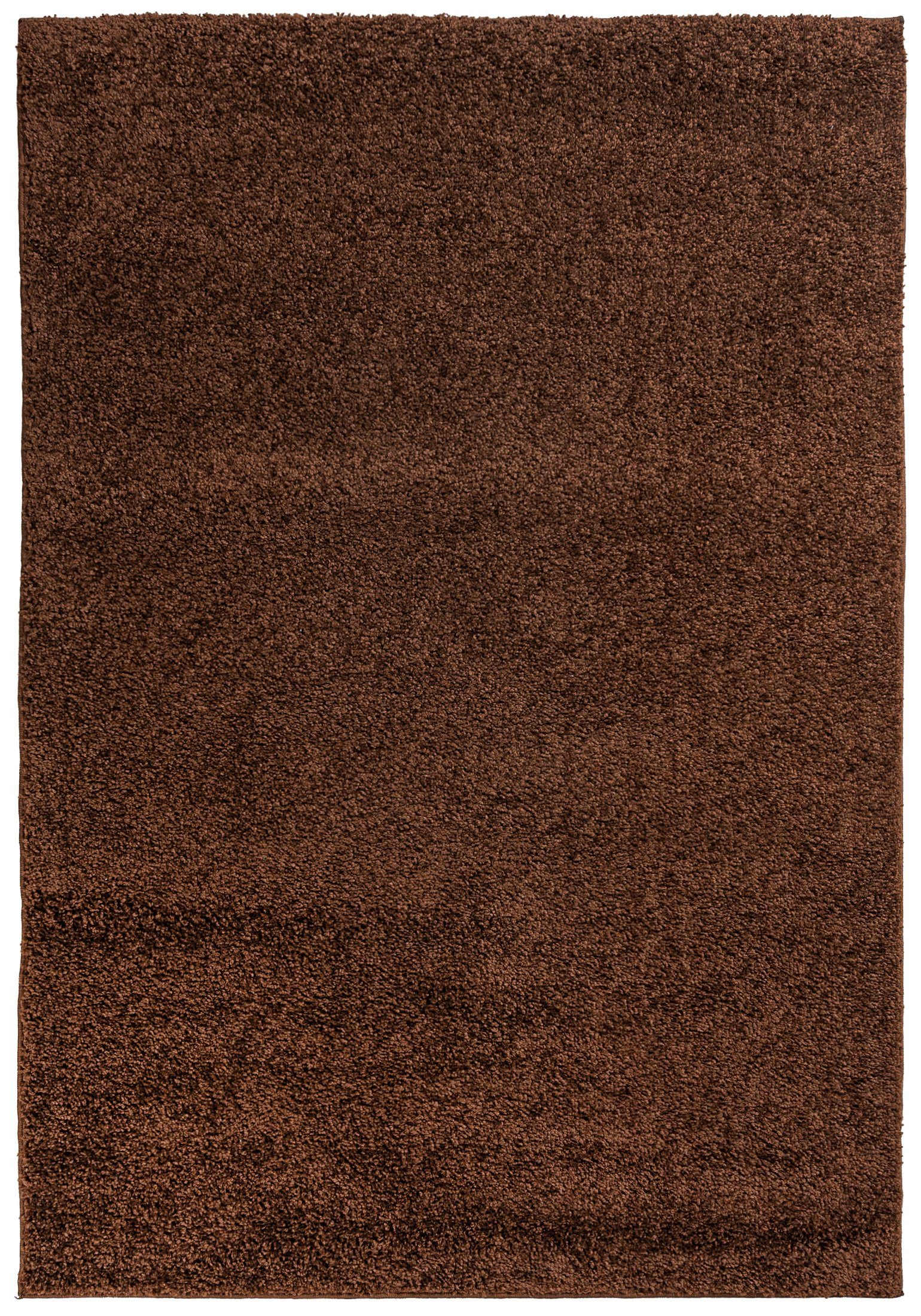 Hochflor-Teppich Hochflor Shaggy Teppich für Wohnzimmer - Höhe 30 mm Braun, Mazovia, 60 x 100 cm, Pflegeleicht, Einfarbig Uni, Langflor, Rechteckig, Weich