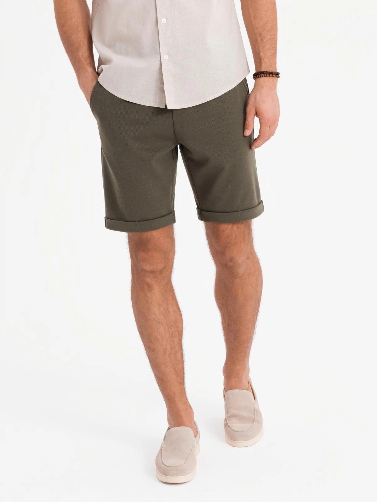 OMBRE Sweatshorts Gestrickte Shorts für Herren günstig online kaufen